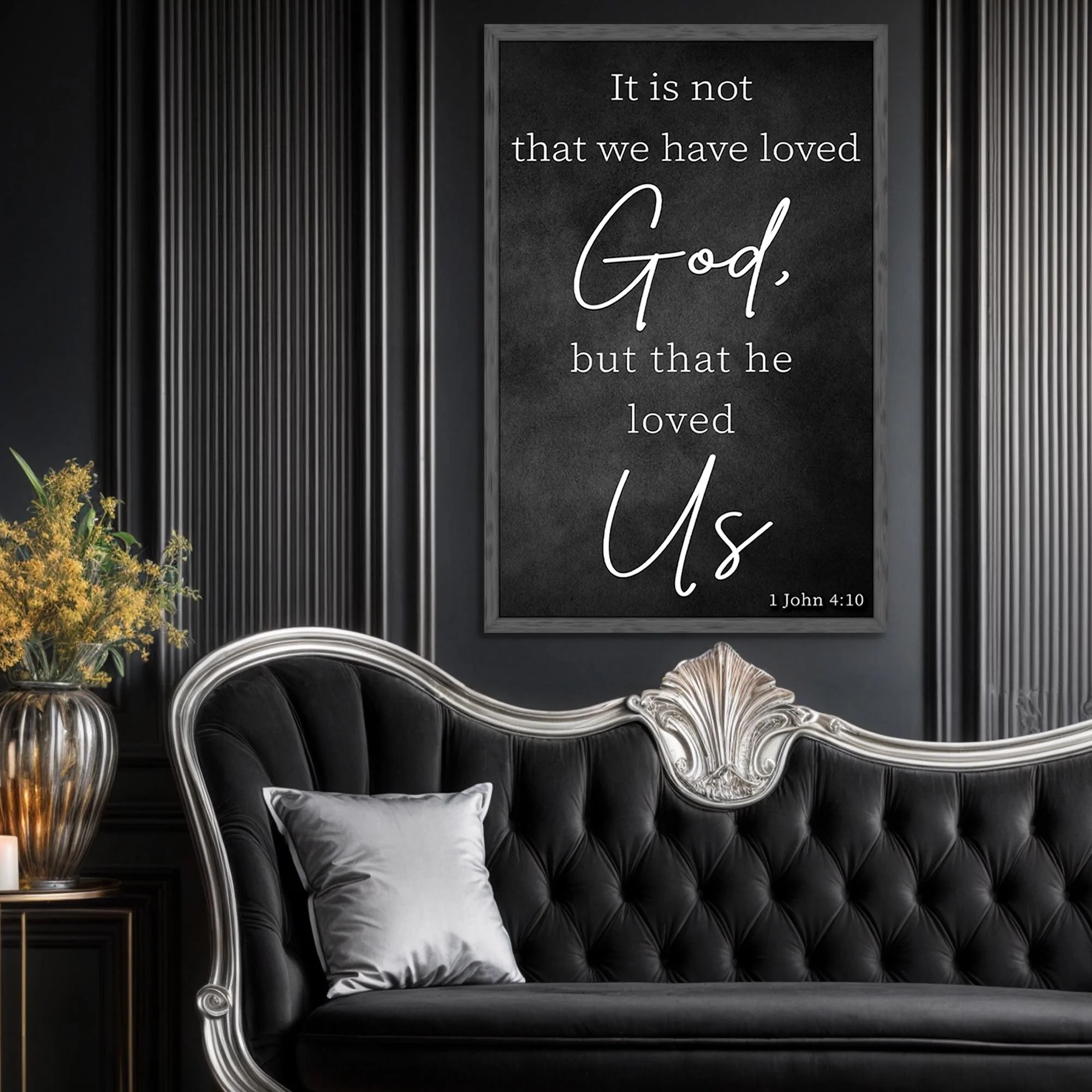 1 John 4:10 Faith Sign V - Image 3