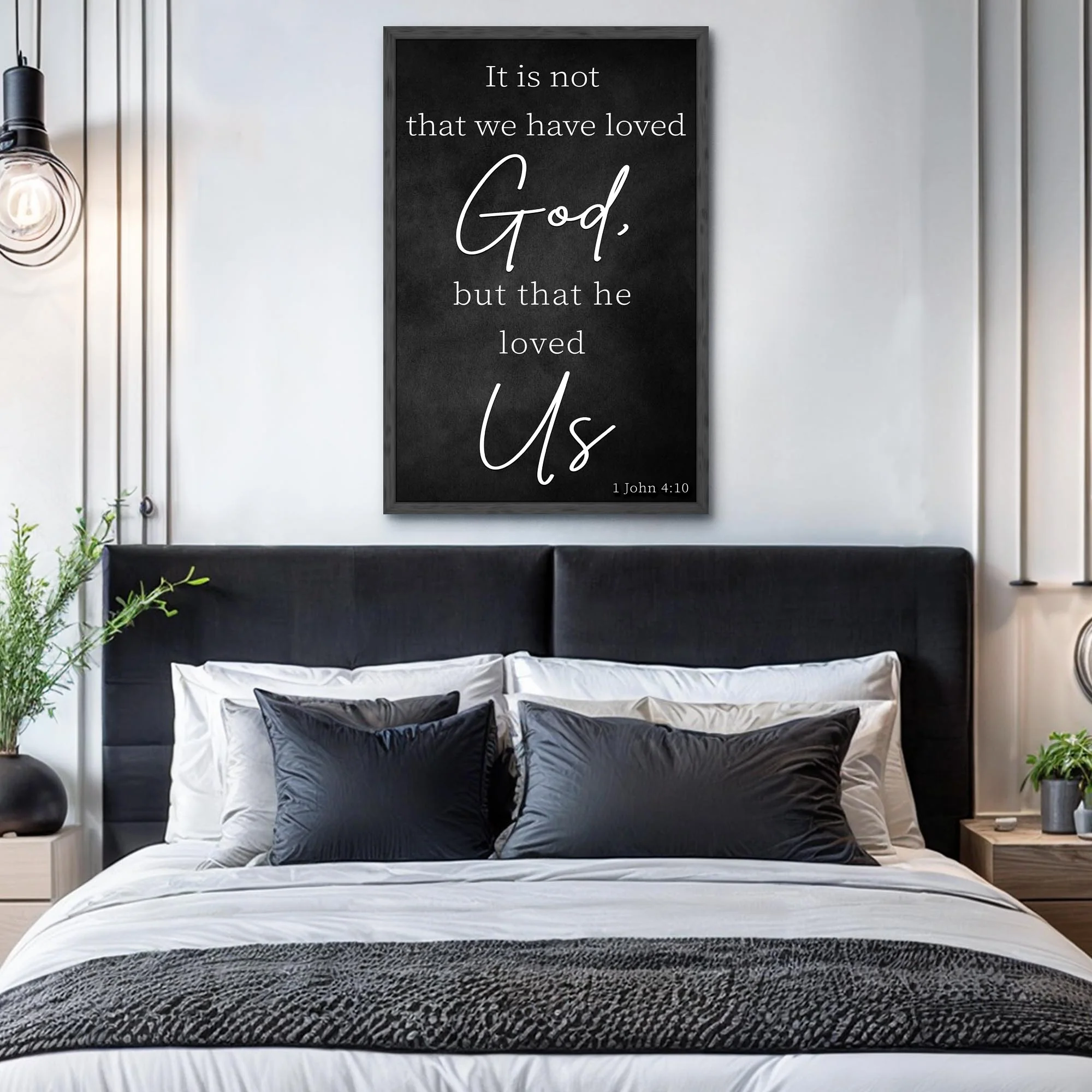1 John 4:10 Faith Sign V - Image 4