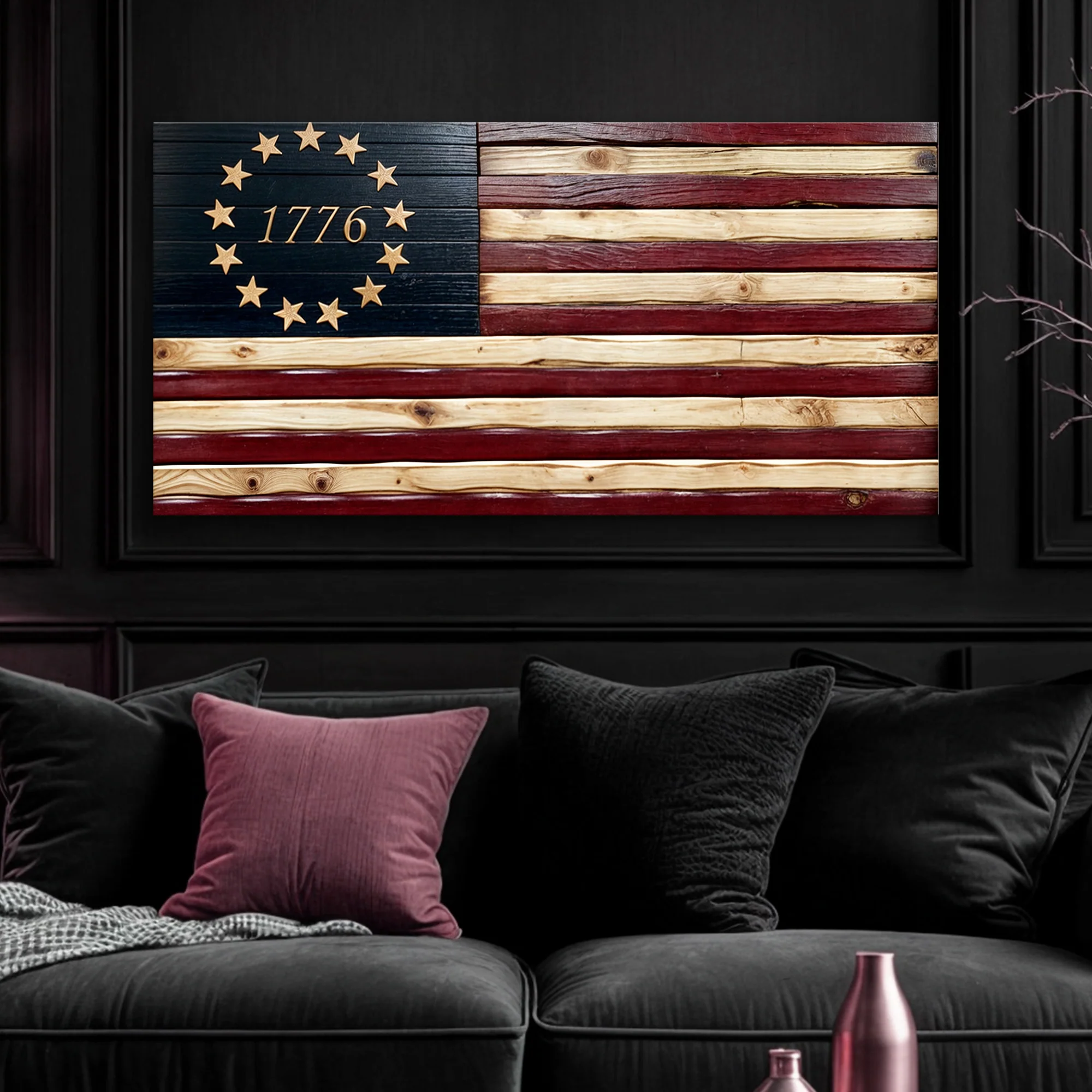 1776 American Flag Wall Art - Image 4