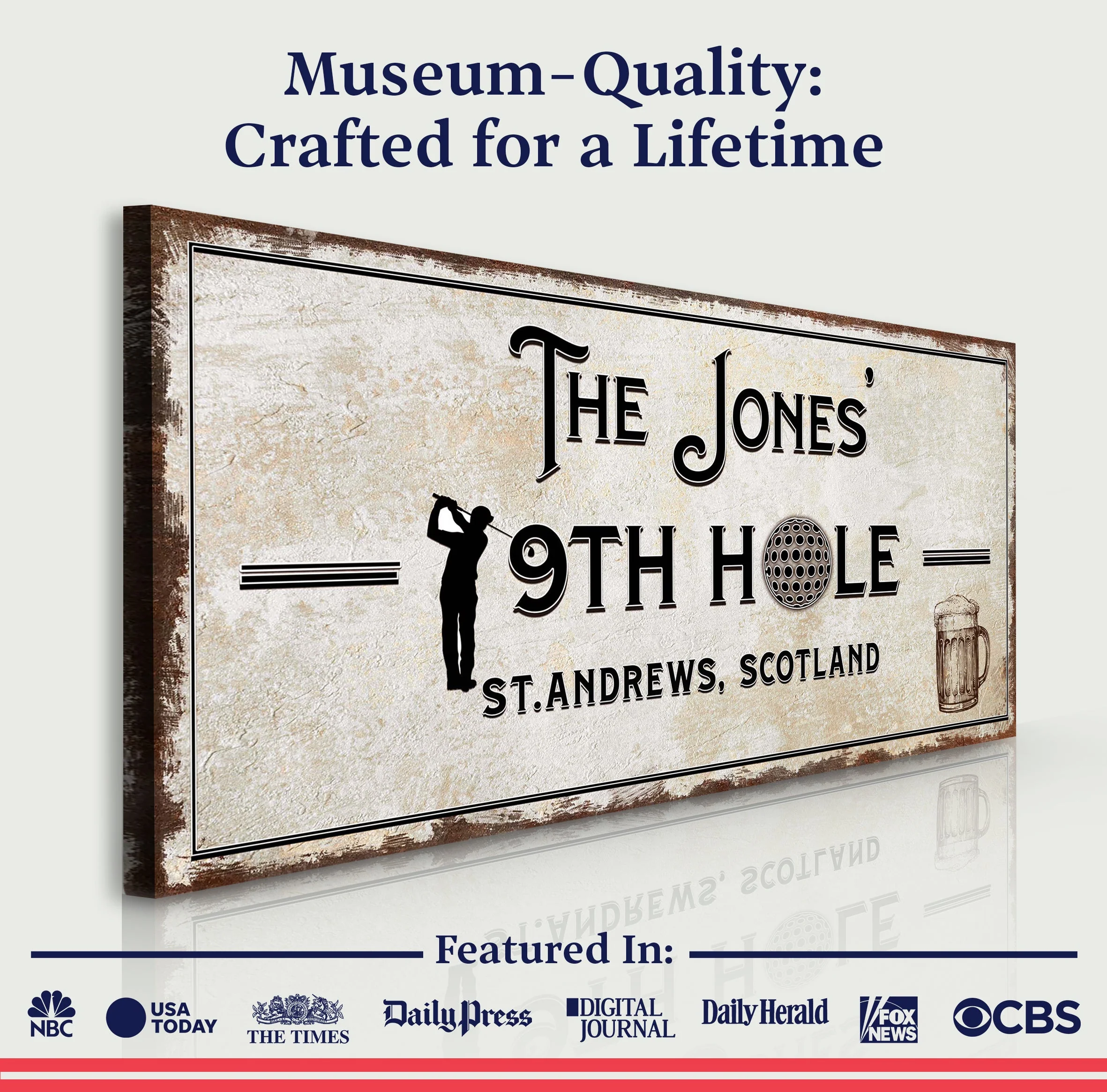 19th Hole Golf Personalized Sign - Image 4