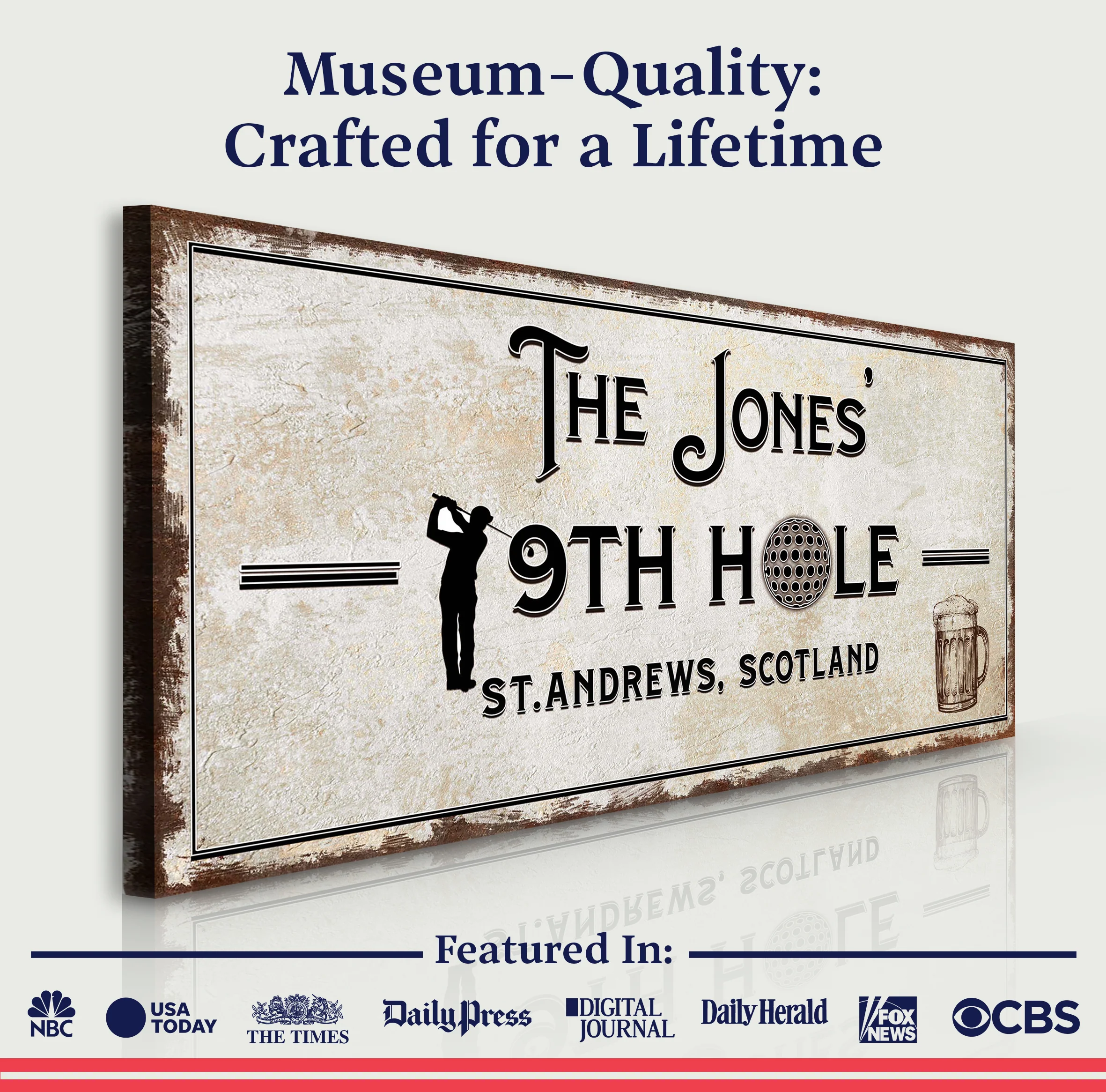 19th Hole Golf Personalized Sign - Image 3