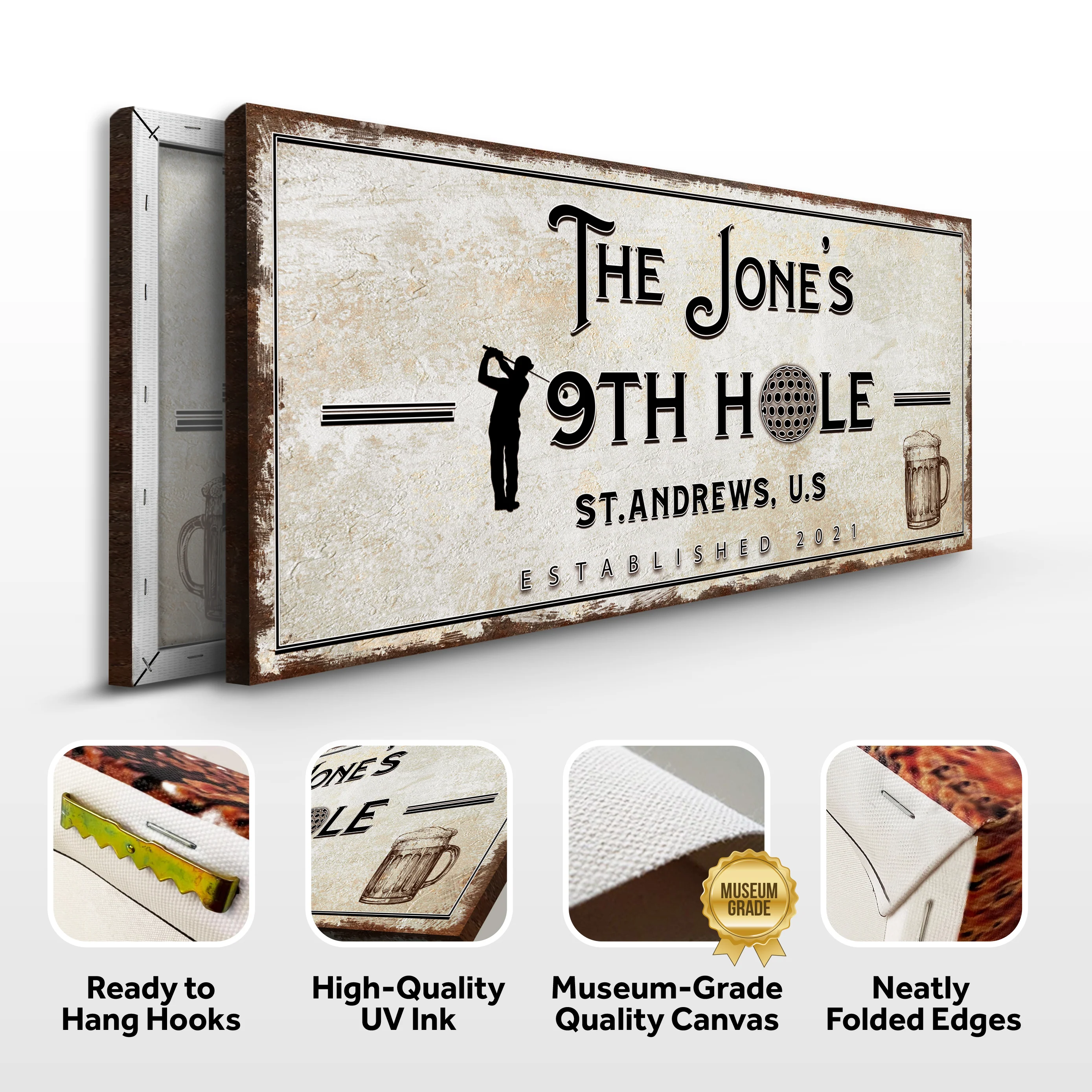 19th Hole Golf Personalized Sign - Image 4