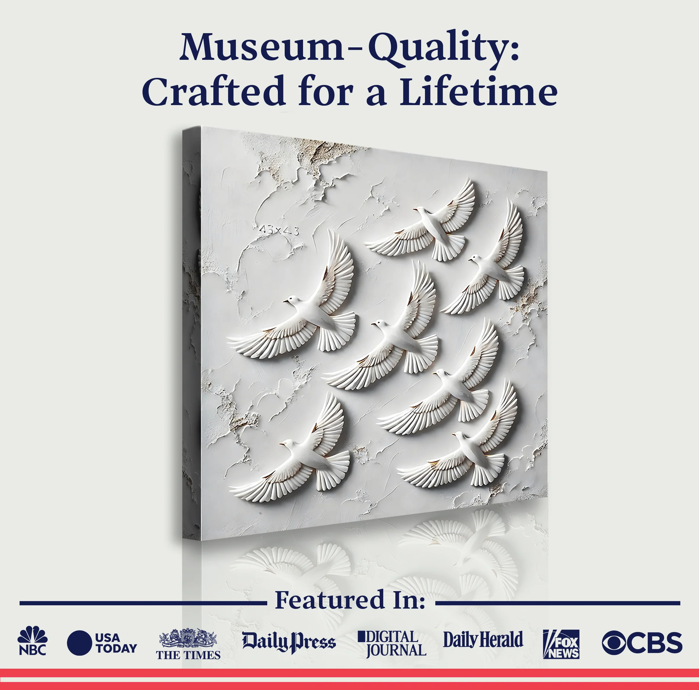 3D Birds Wall Art - Image 6