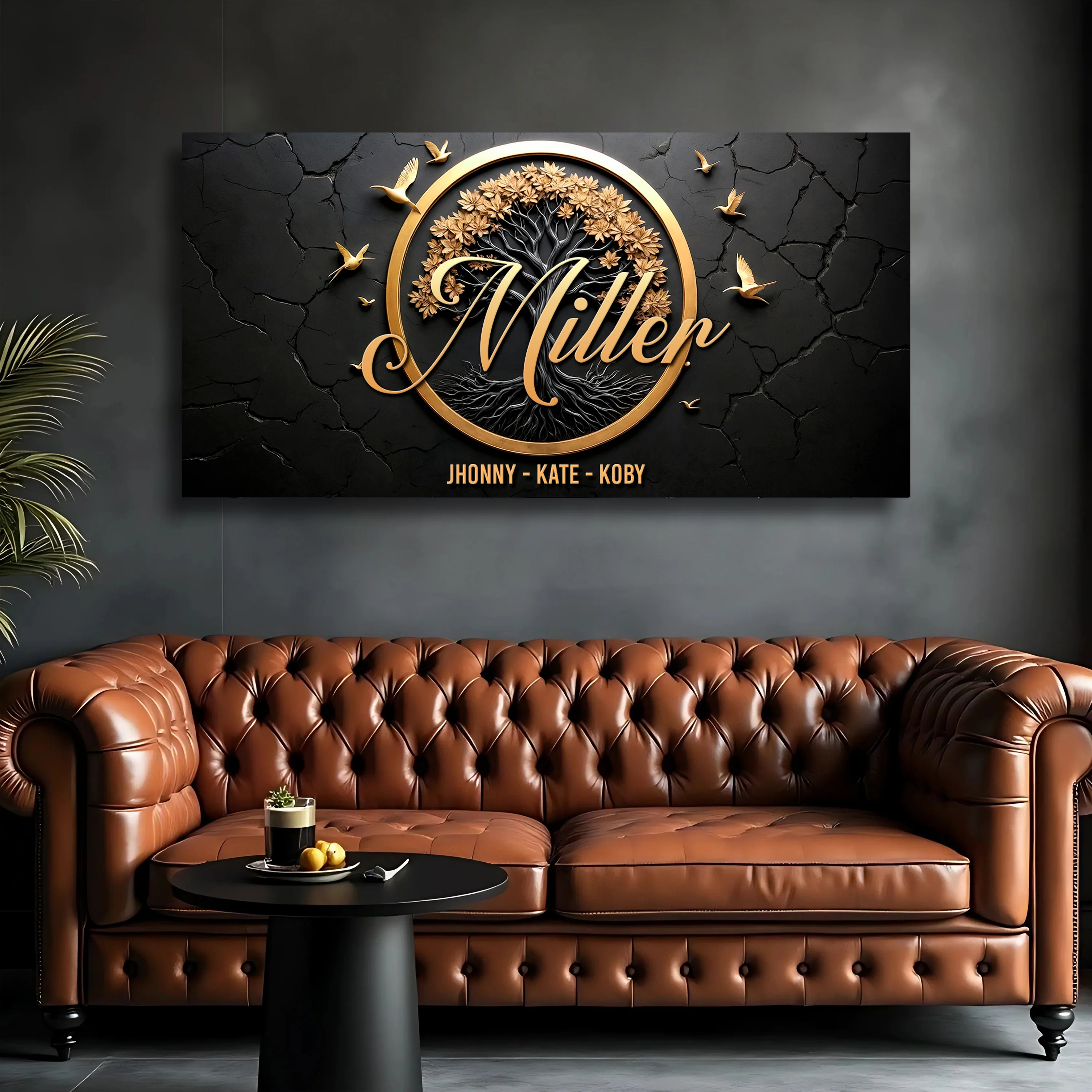 3D Celtic Tree Of Life Family Name Sign - Image 2