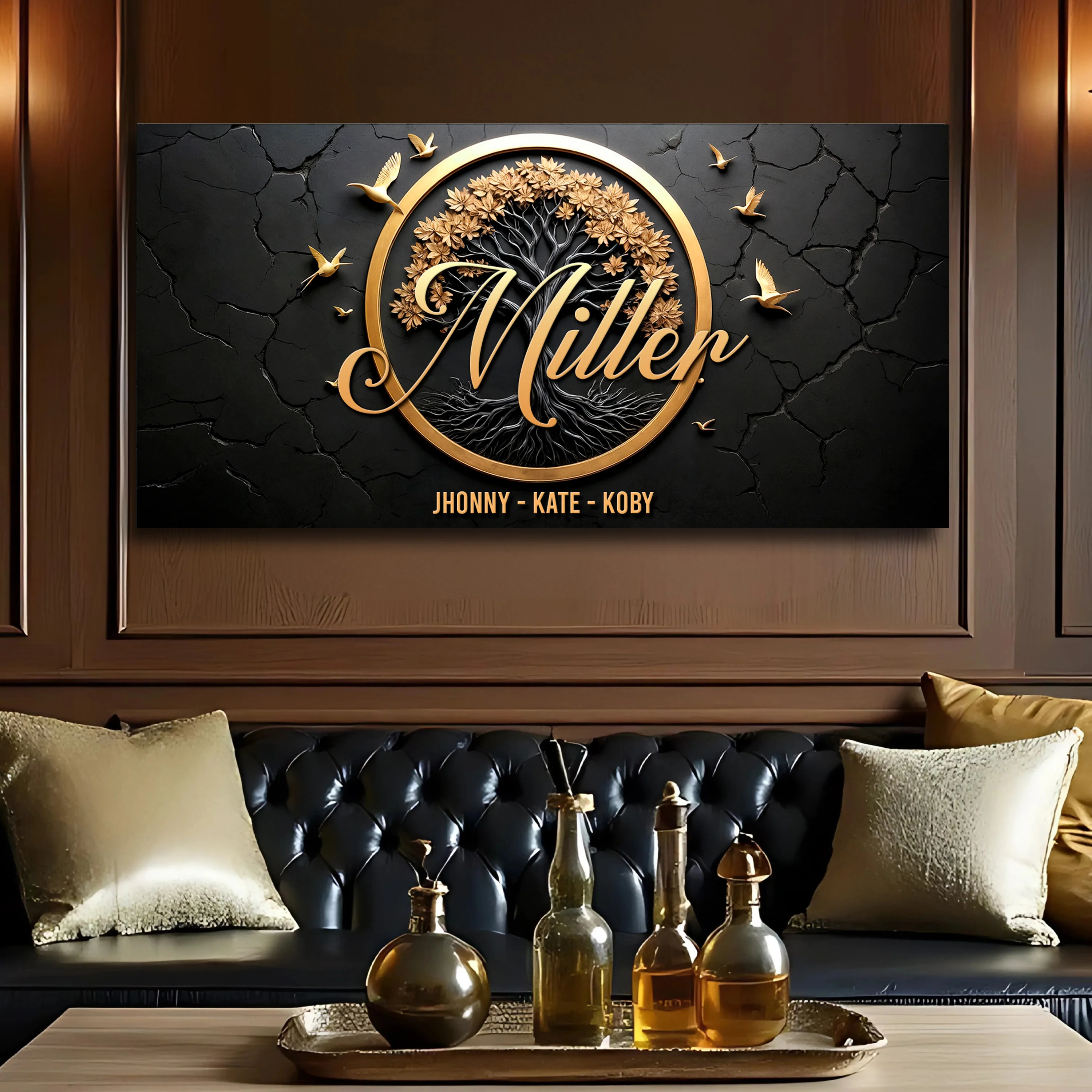 3D Celtic Tree Of Life Family Name Sign - Image 4