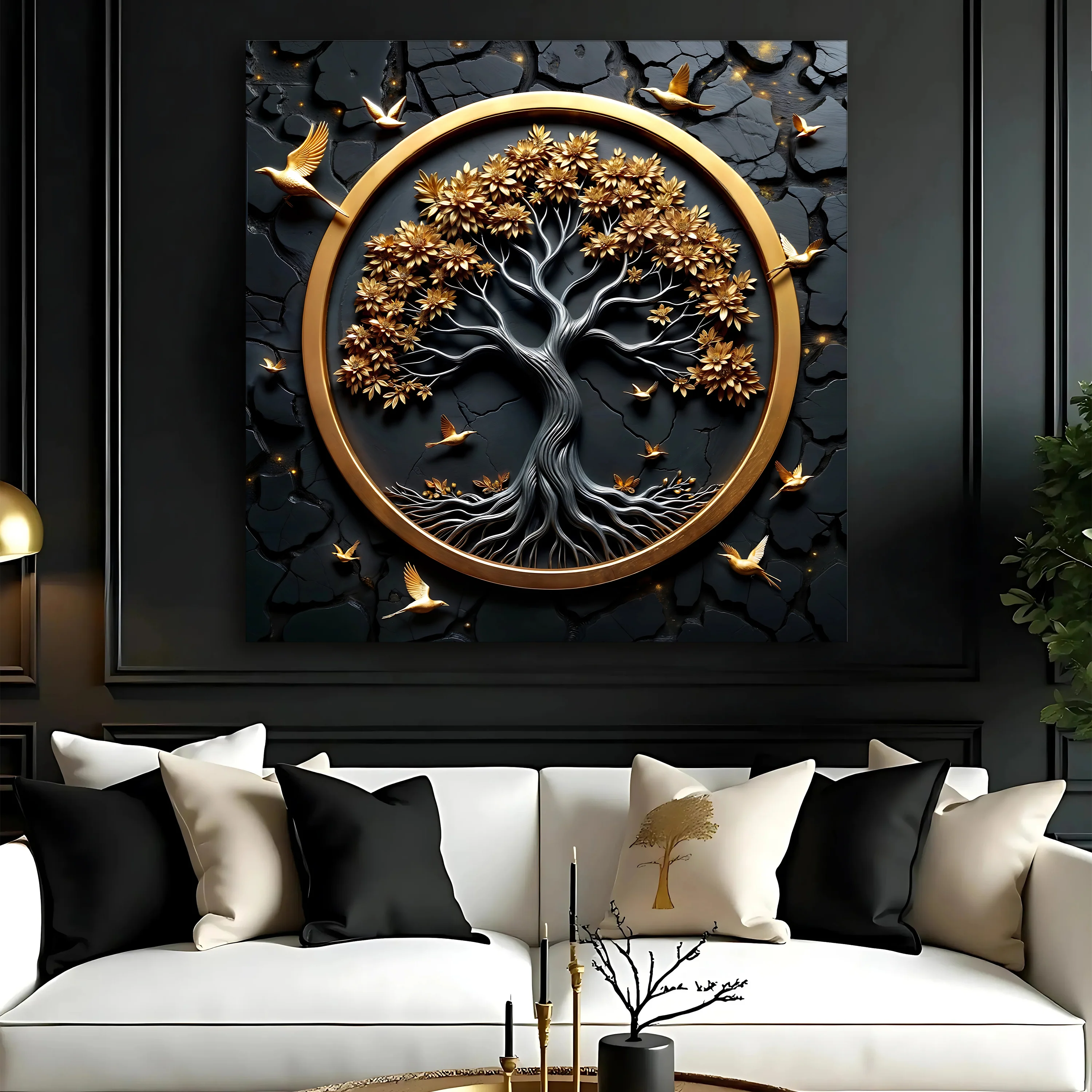 3D Celtic Tree of Life Square Wall Art - Image 3