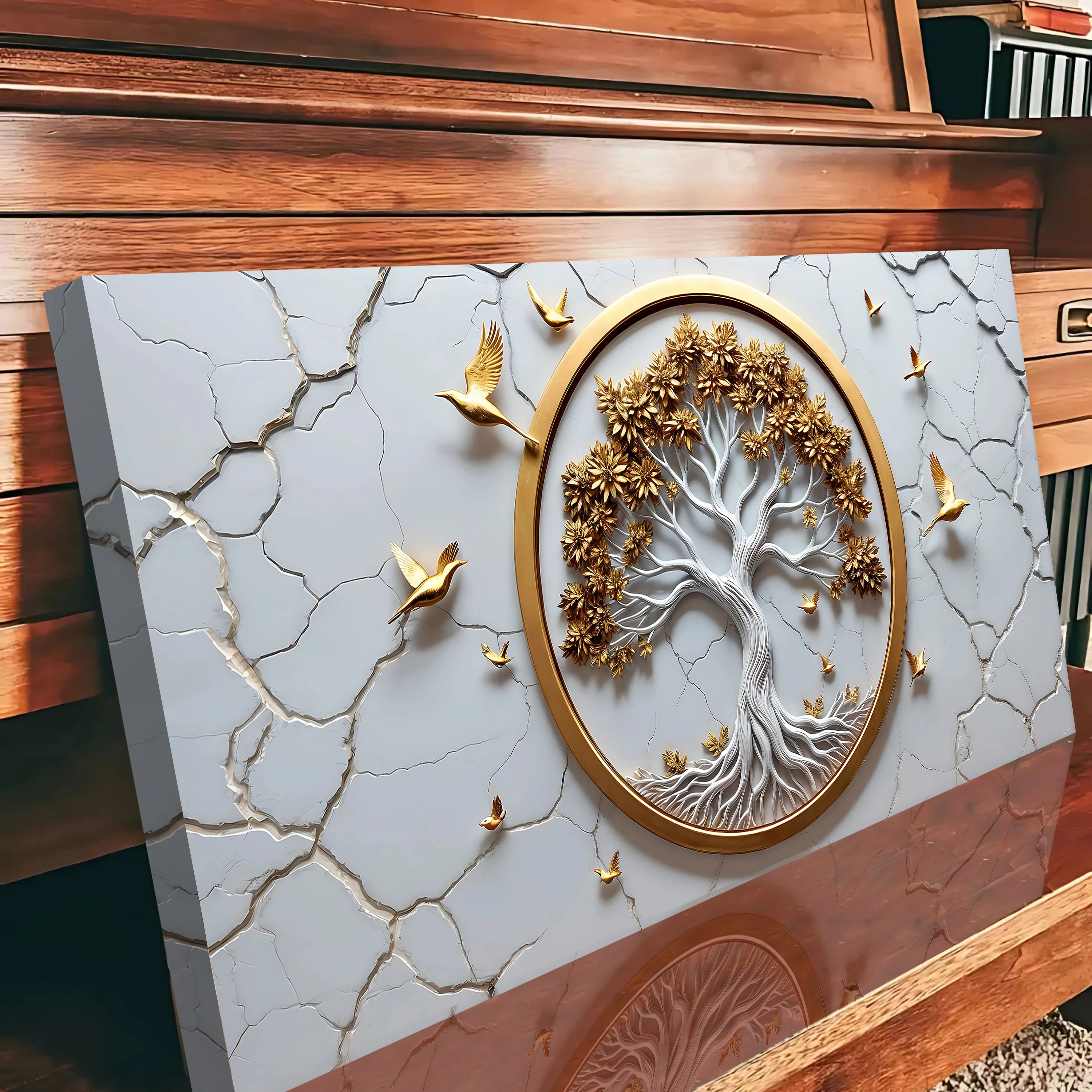 3D Celtic Tree of Life Wall Art - White - Image 4