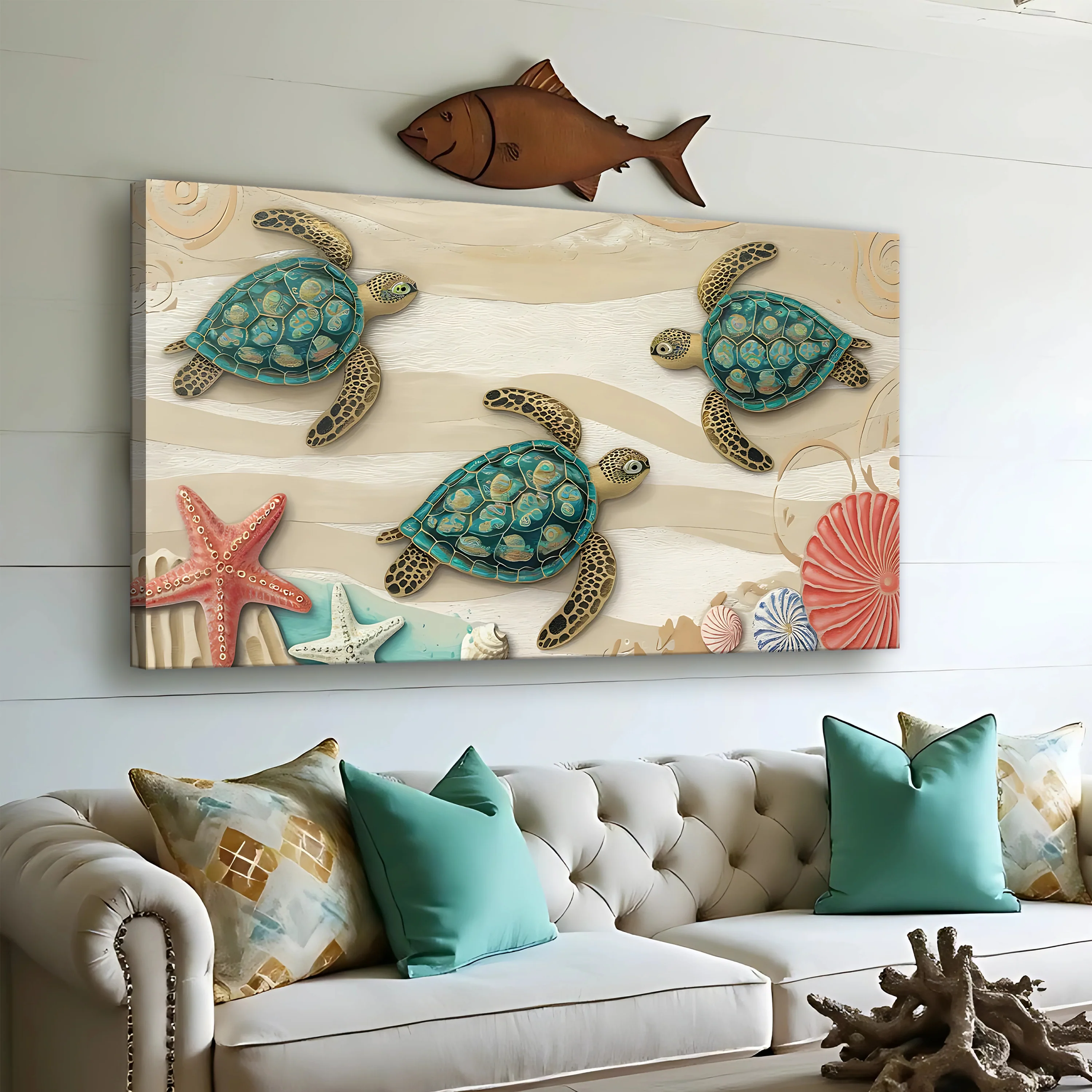 3D Coastal Wall Art VII - Image 4