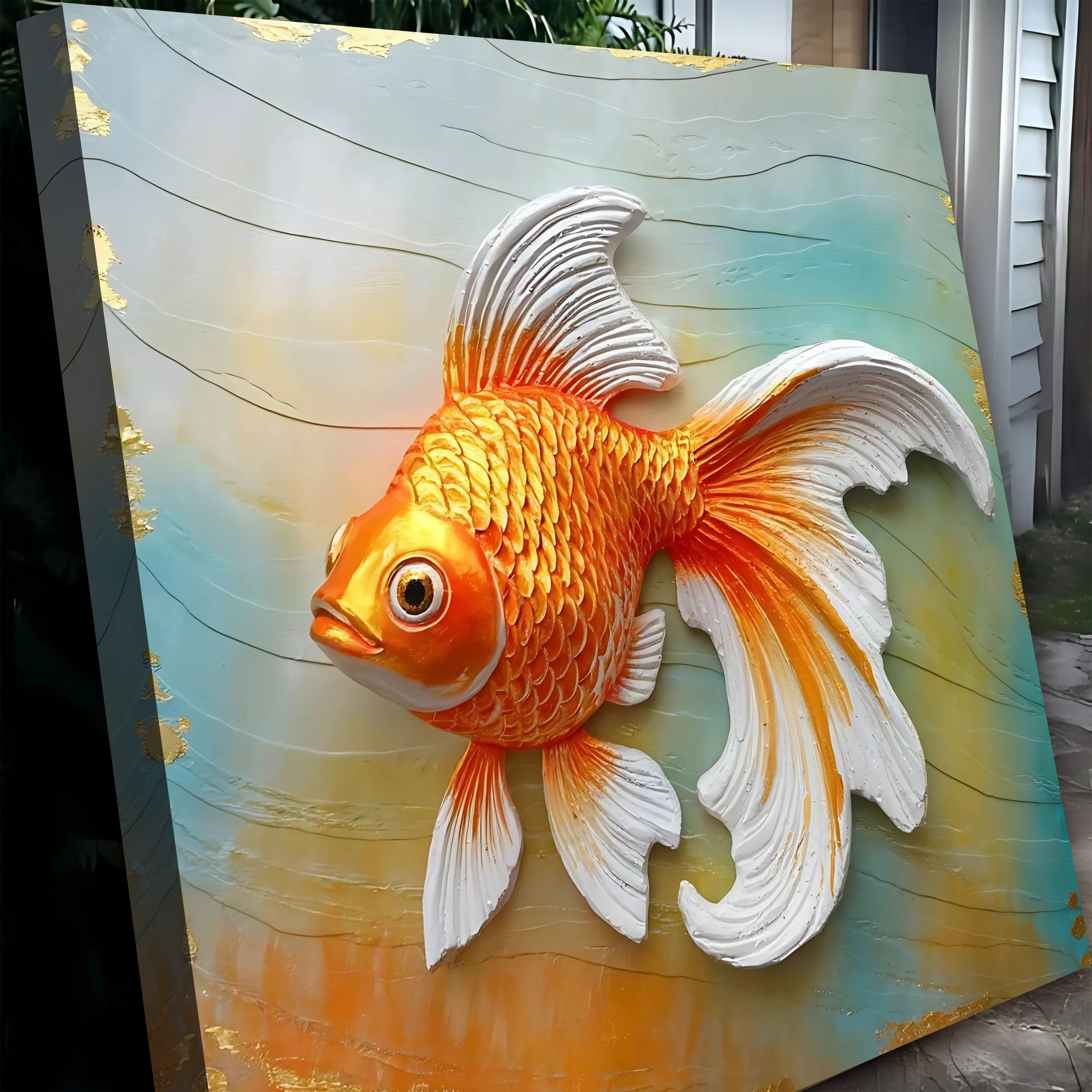 3D Goldfish Wall Art - Image 5