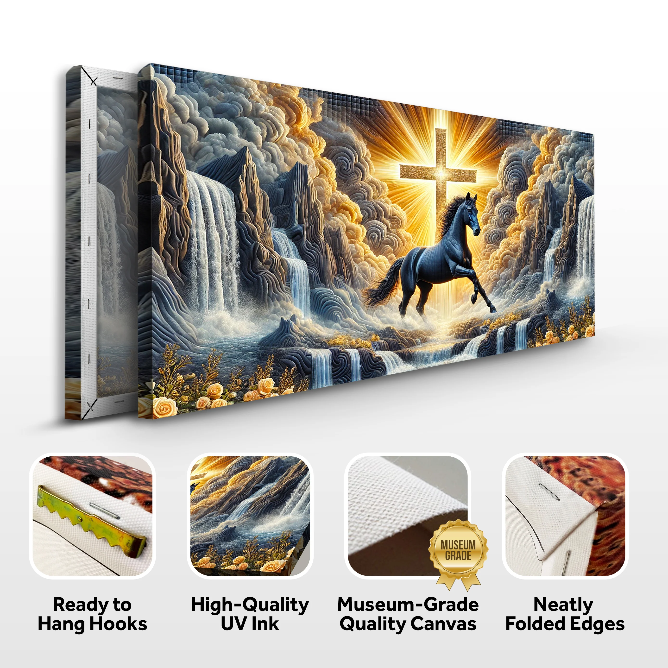 3D Horse Faith Wall Art III - Image 7