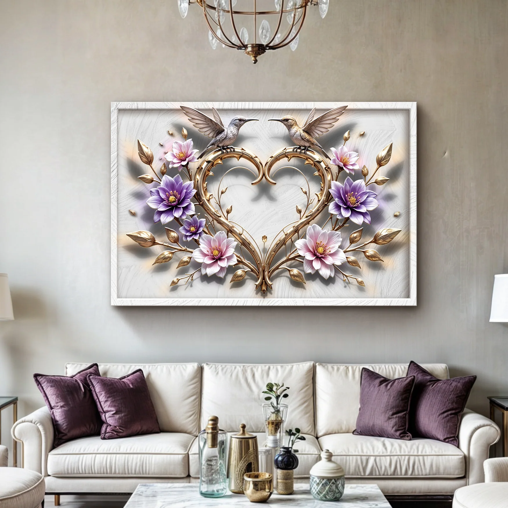 3D Hummingbirds Wall Art V - Image 3