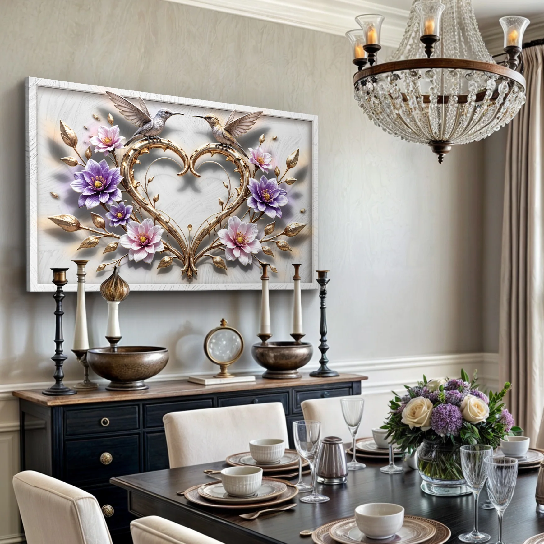 3D Hummingbirds Wall Art V - Image 4