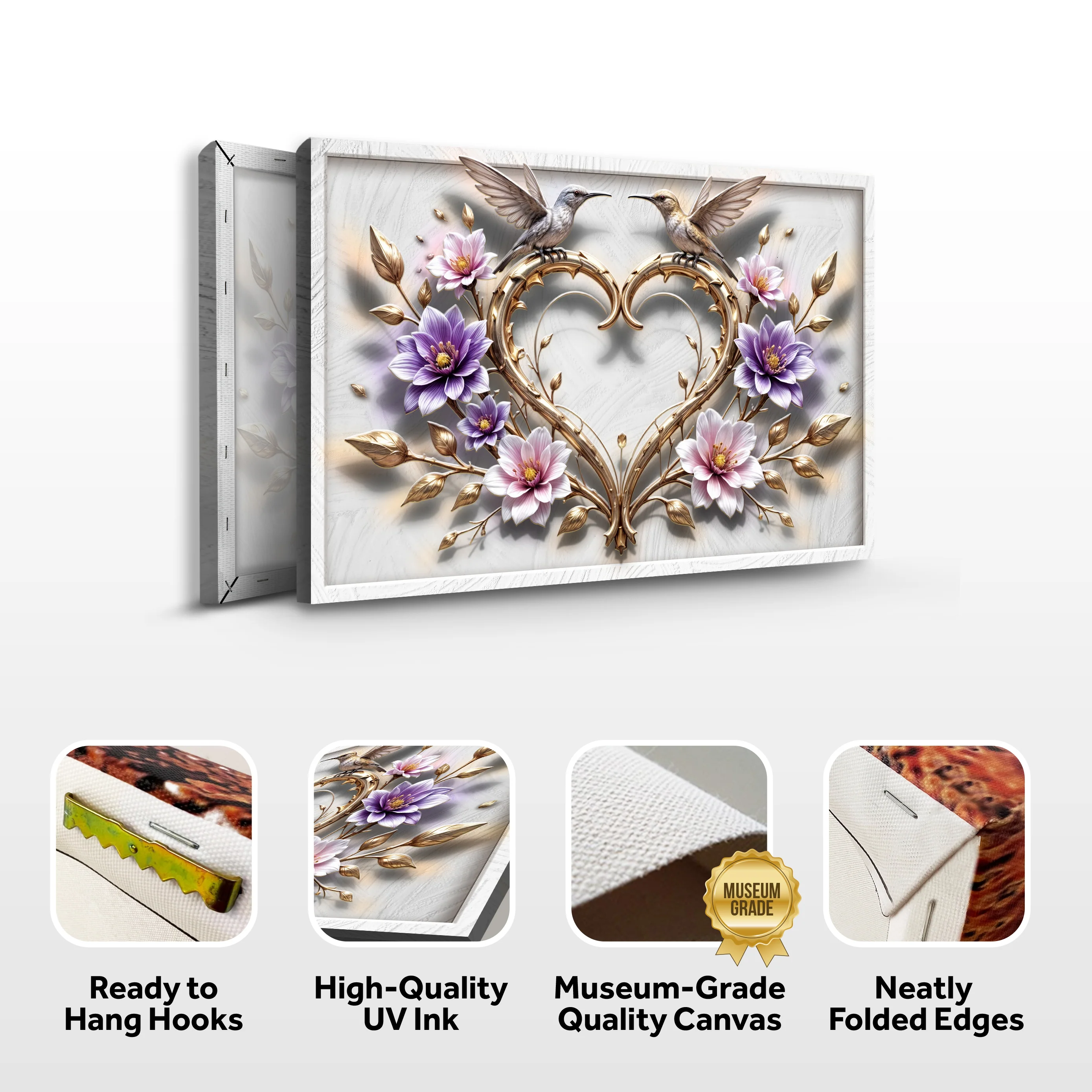 3D Hummingbirds Wall Art V - Image 8