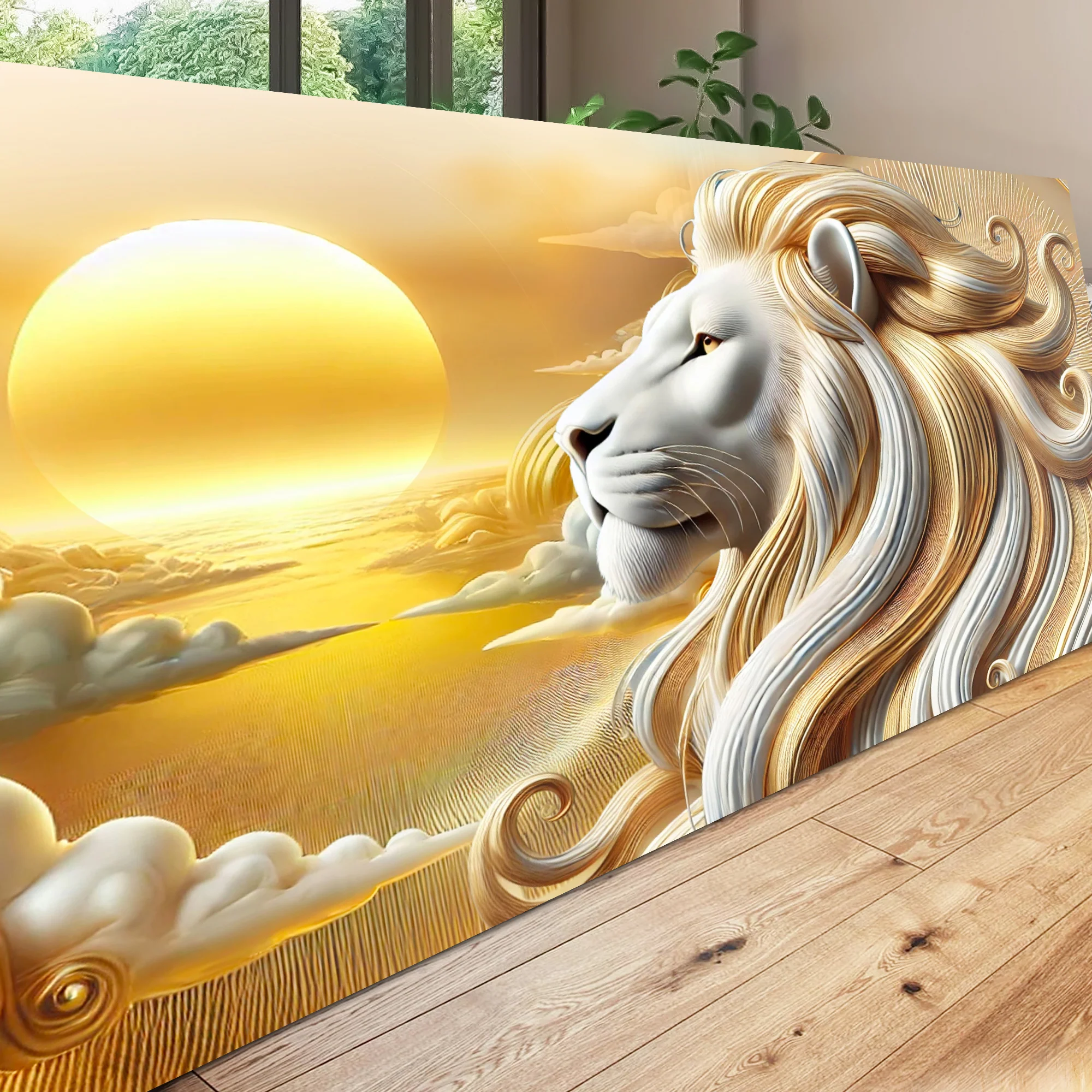 3D Majestic Lion Wall Art V - Image 5