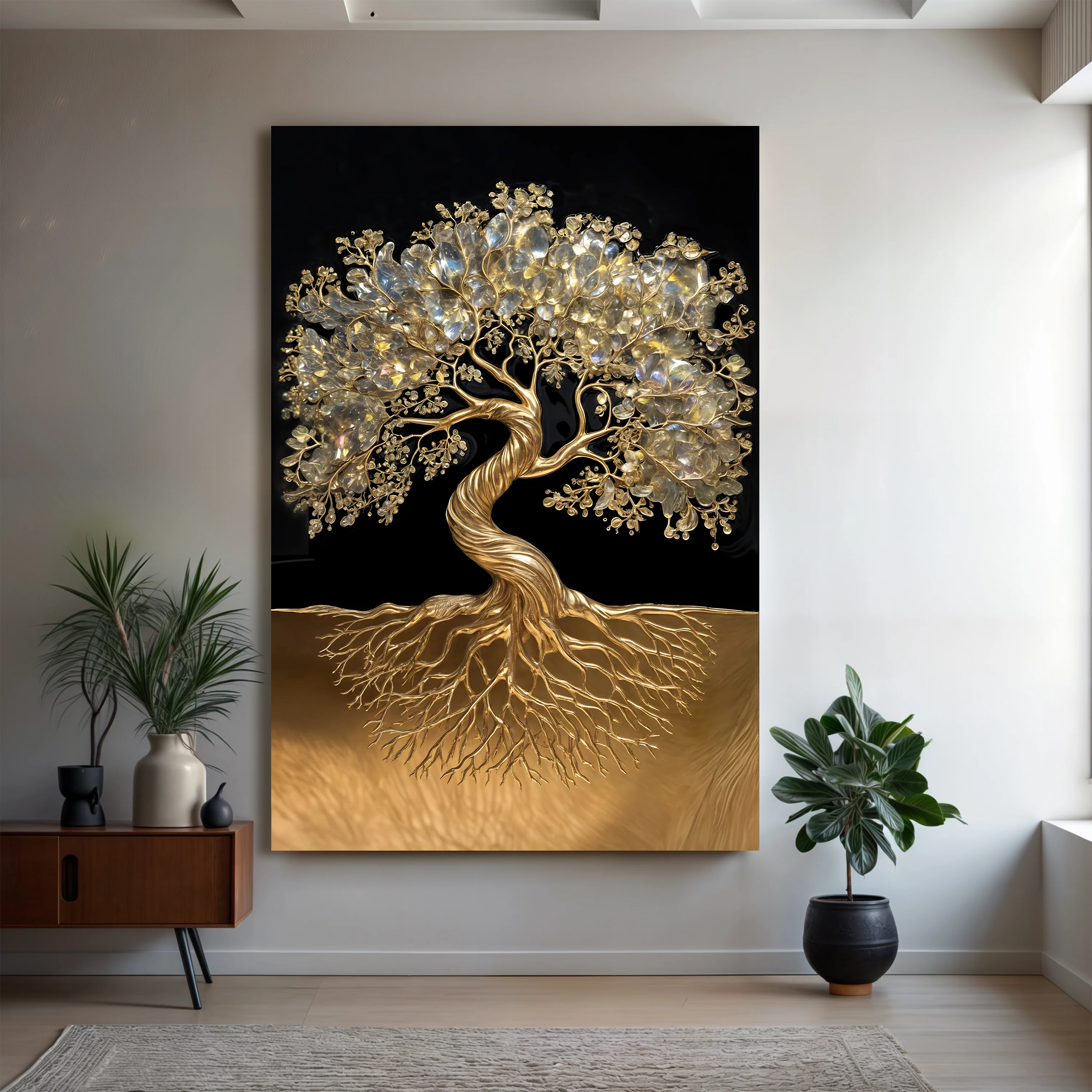 3D Minimalist Tree of Life Wall Art - Image 2