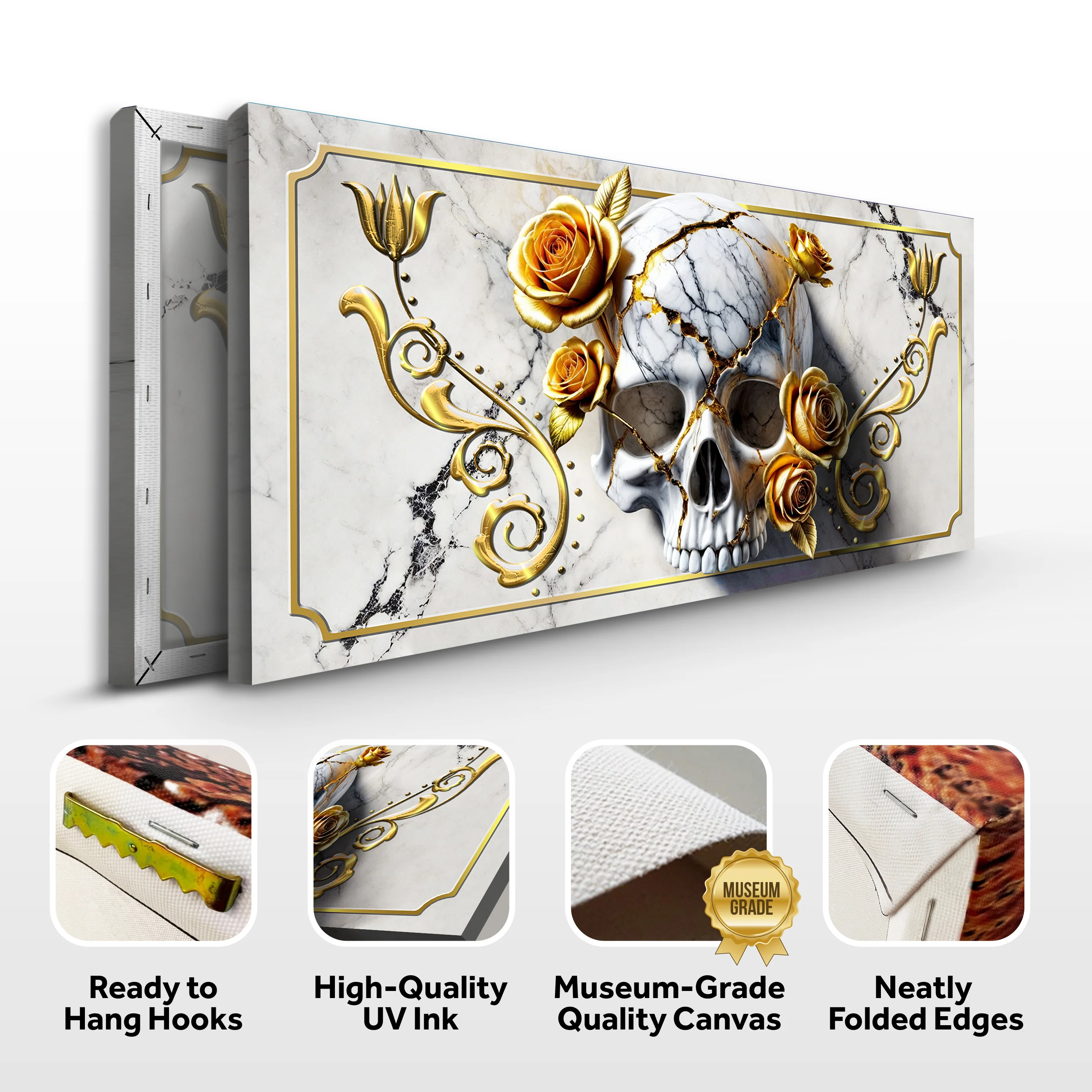 3D Rose and Skull Wall Art - Image 7