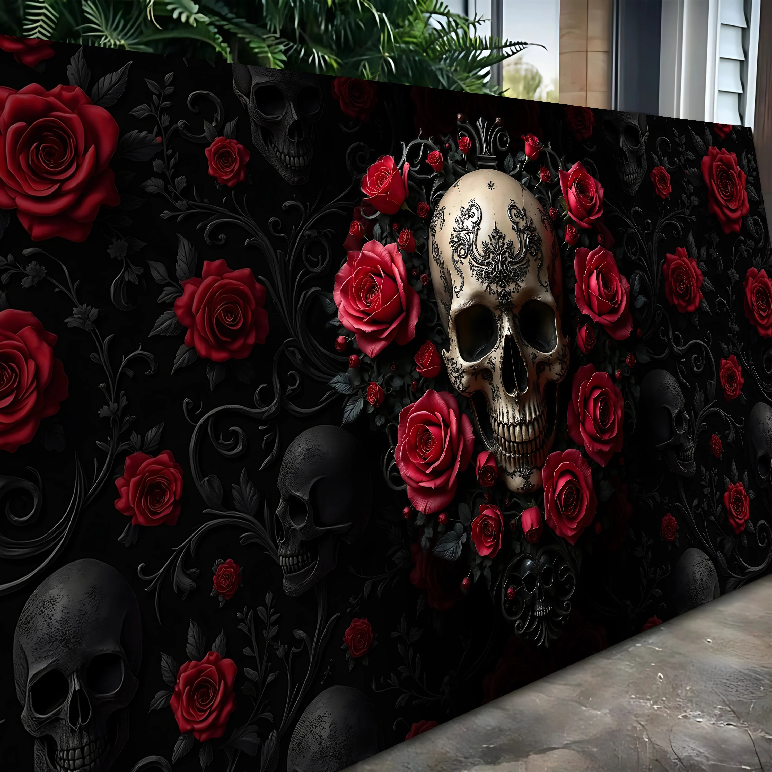 3D Rose and Skull Wall Art III - Image 4