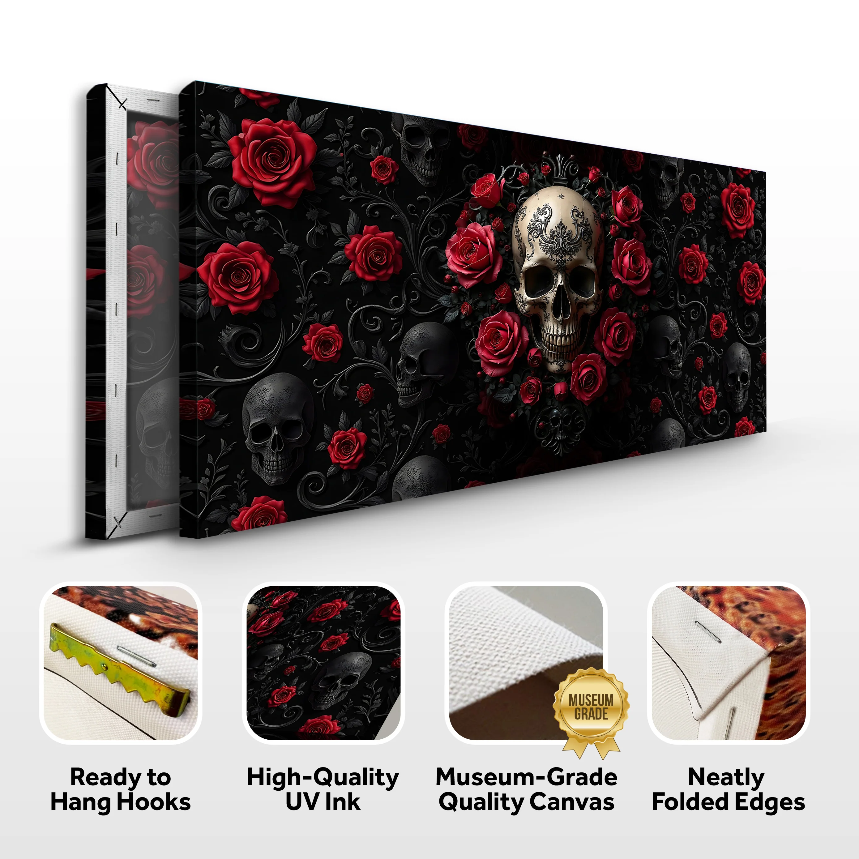 3D Rose and Skull Wall Art III - Image 7