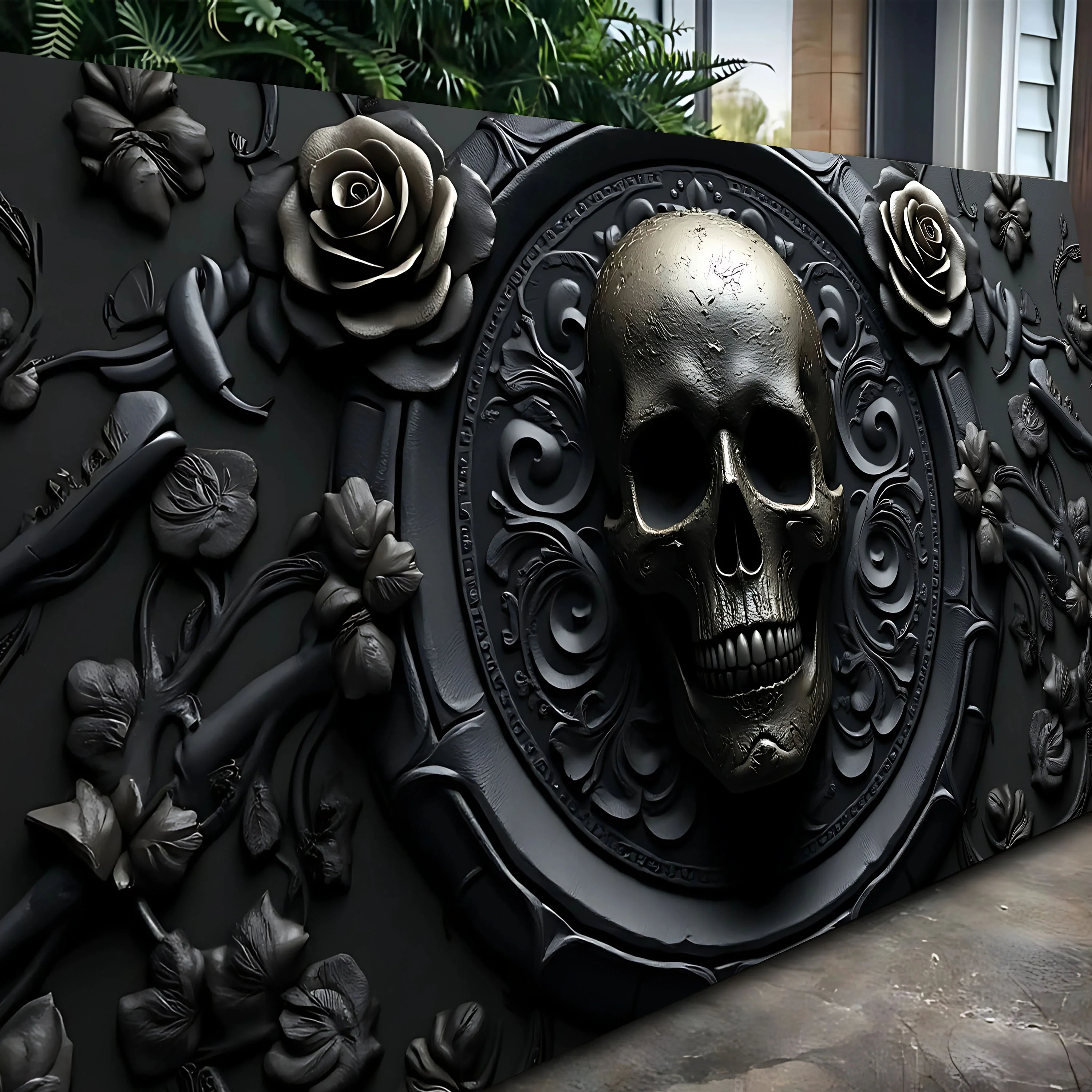 3D Rose and Skull Wall Art VI - Image 5