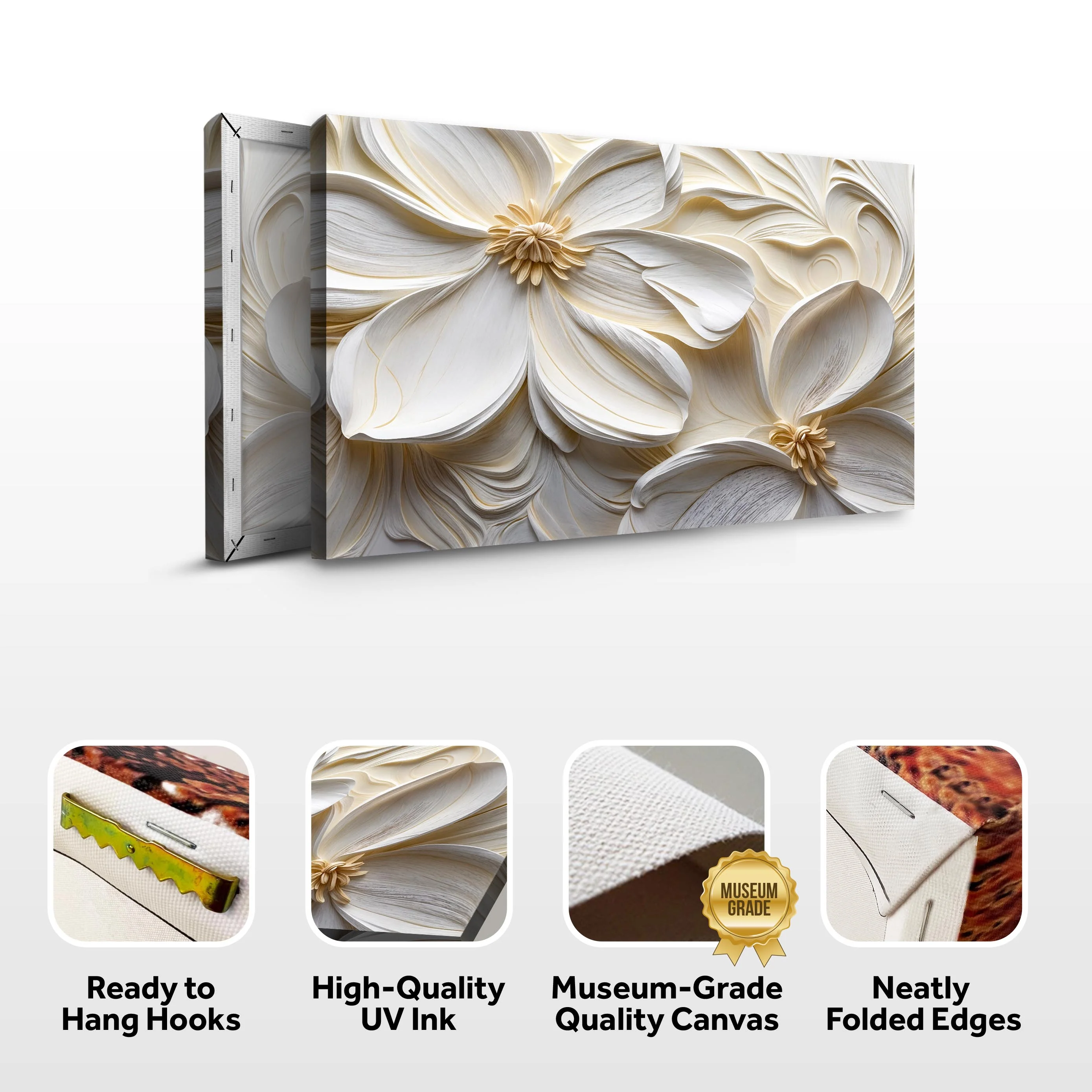 3D Minimalist Flower Wall Art II - Image 8
