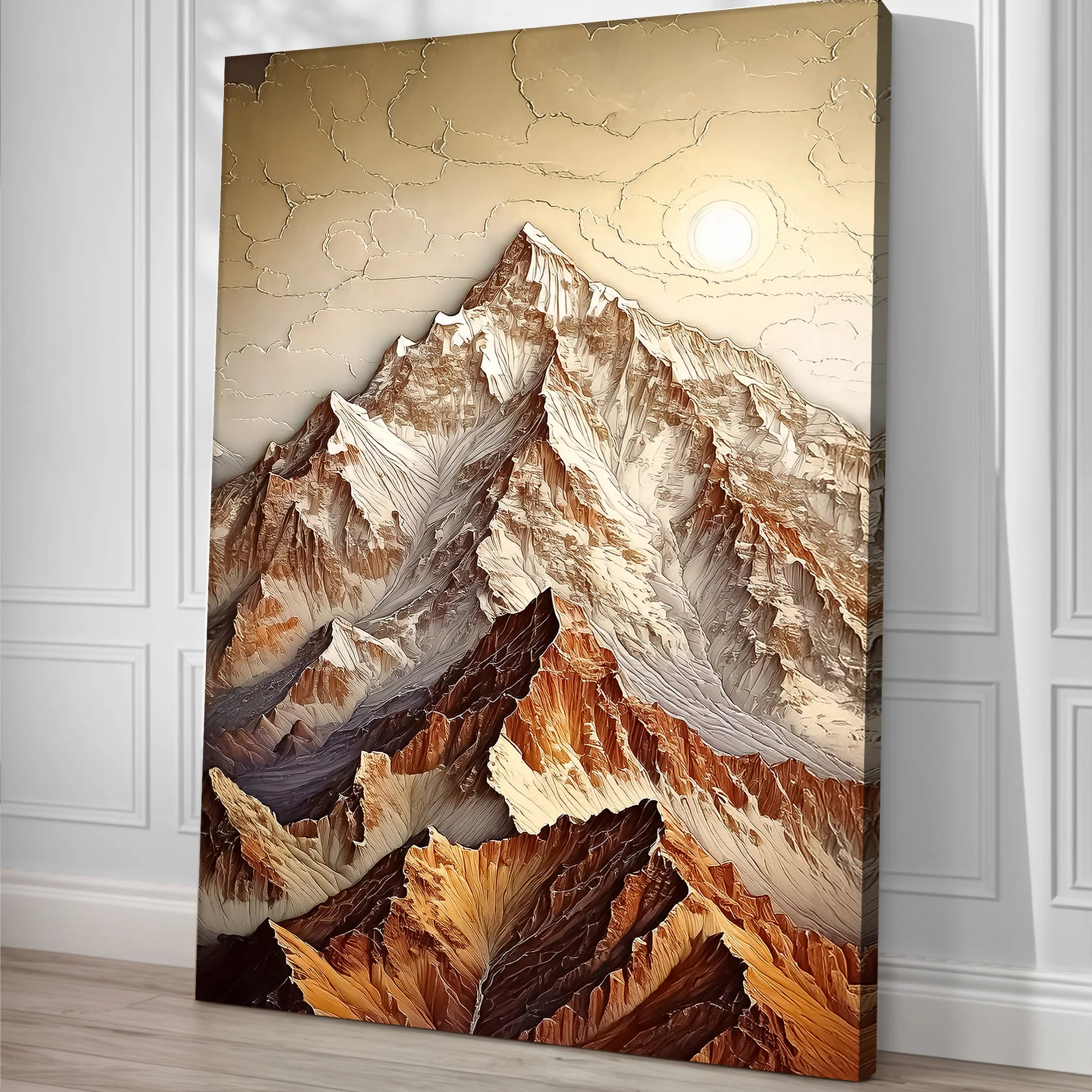 3D Minimalist Mountain Wall Art - Image 4