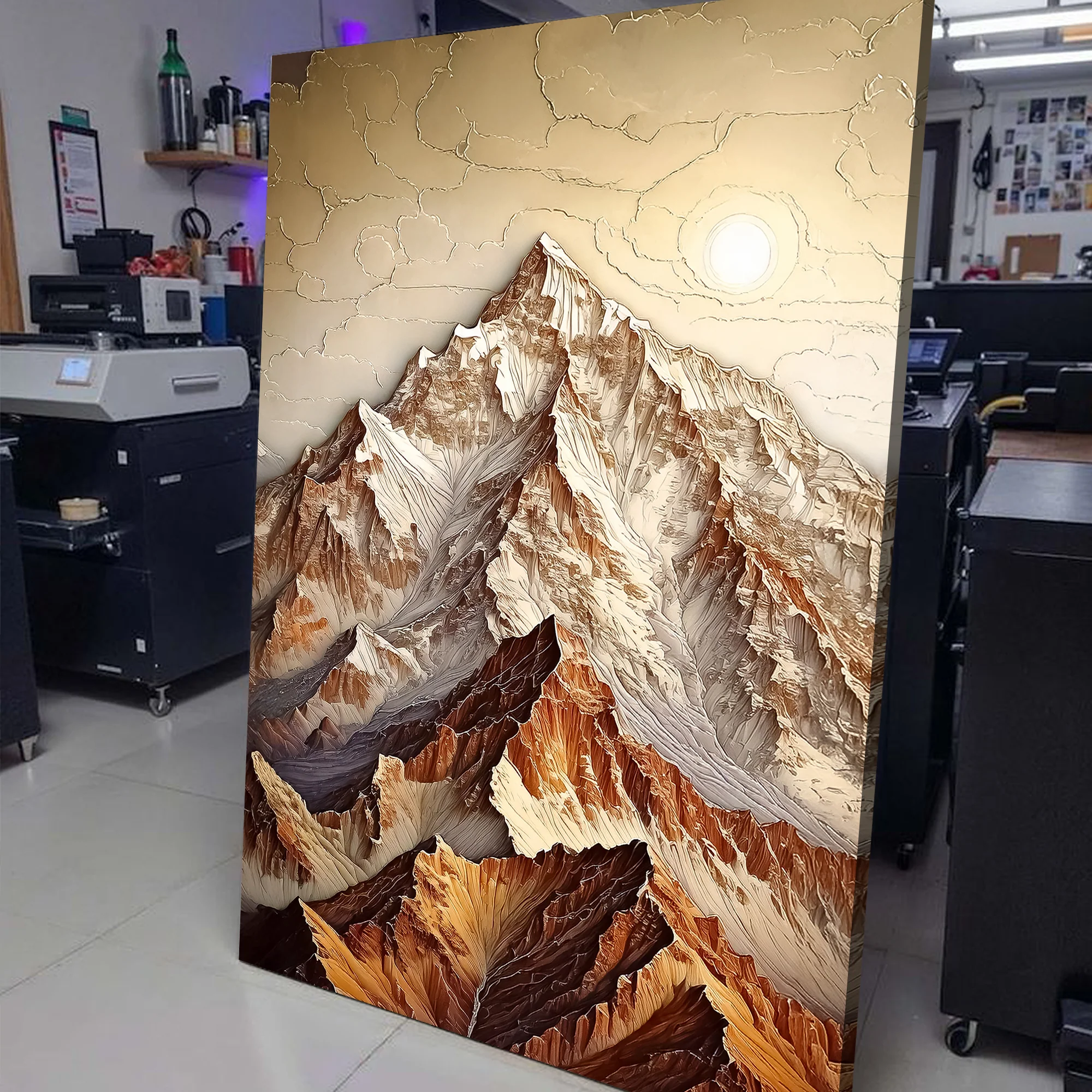 3D Minimalist Mountain Wall Art - Image 5