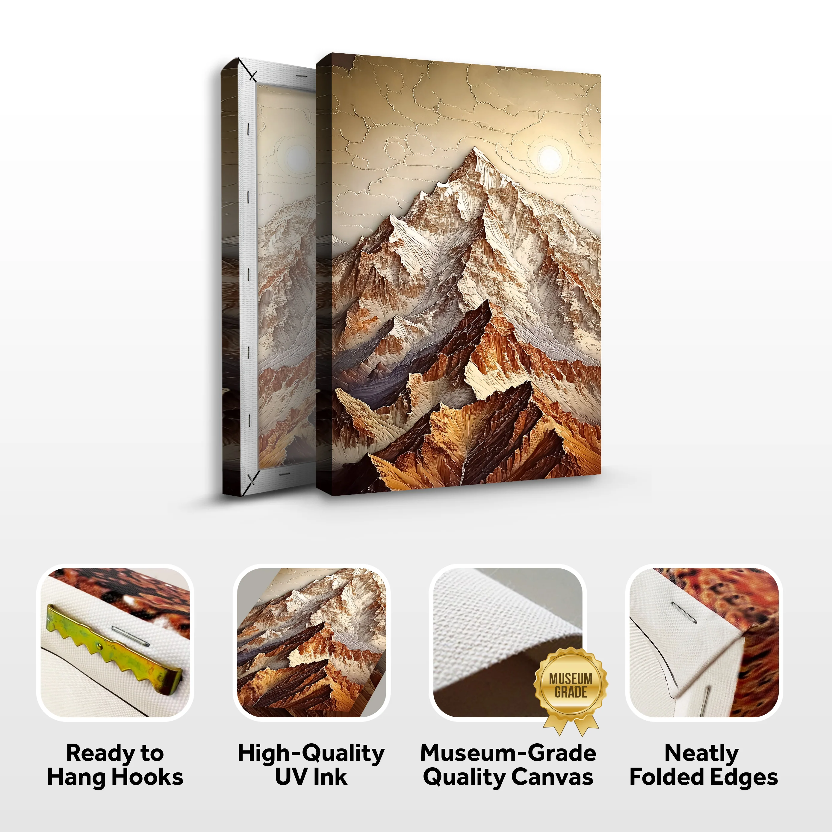 3D Minimalist Mountain Wall Art - Image 8