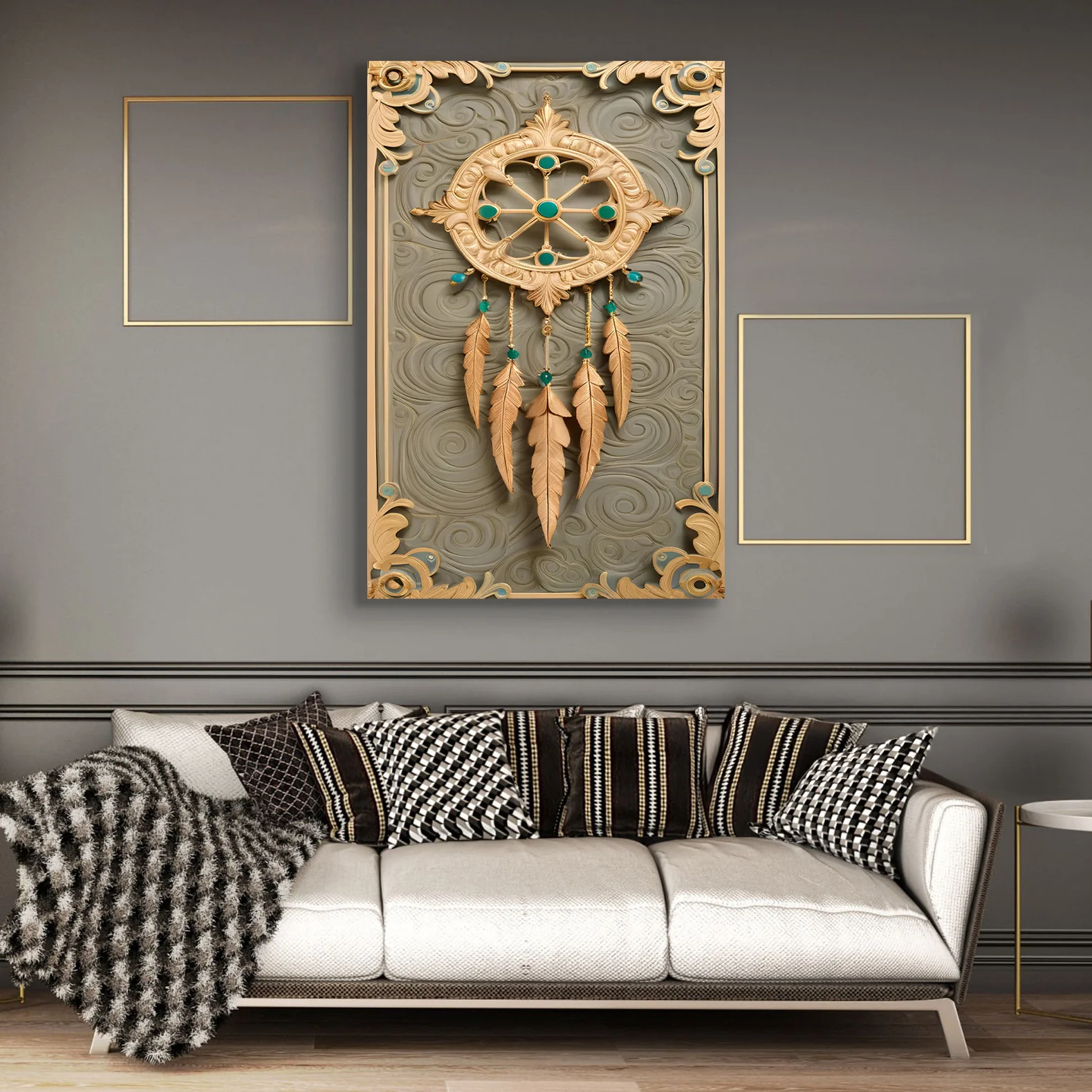 3D Whispering Feathers Wall Art II - Image 3