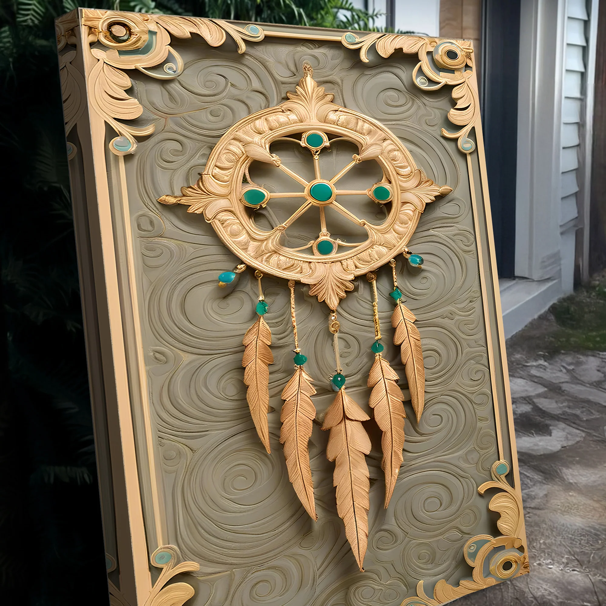 3D Whispering Feathers Wall Art II - Image 5