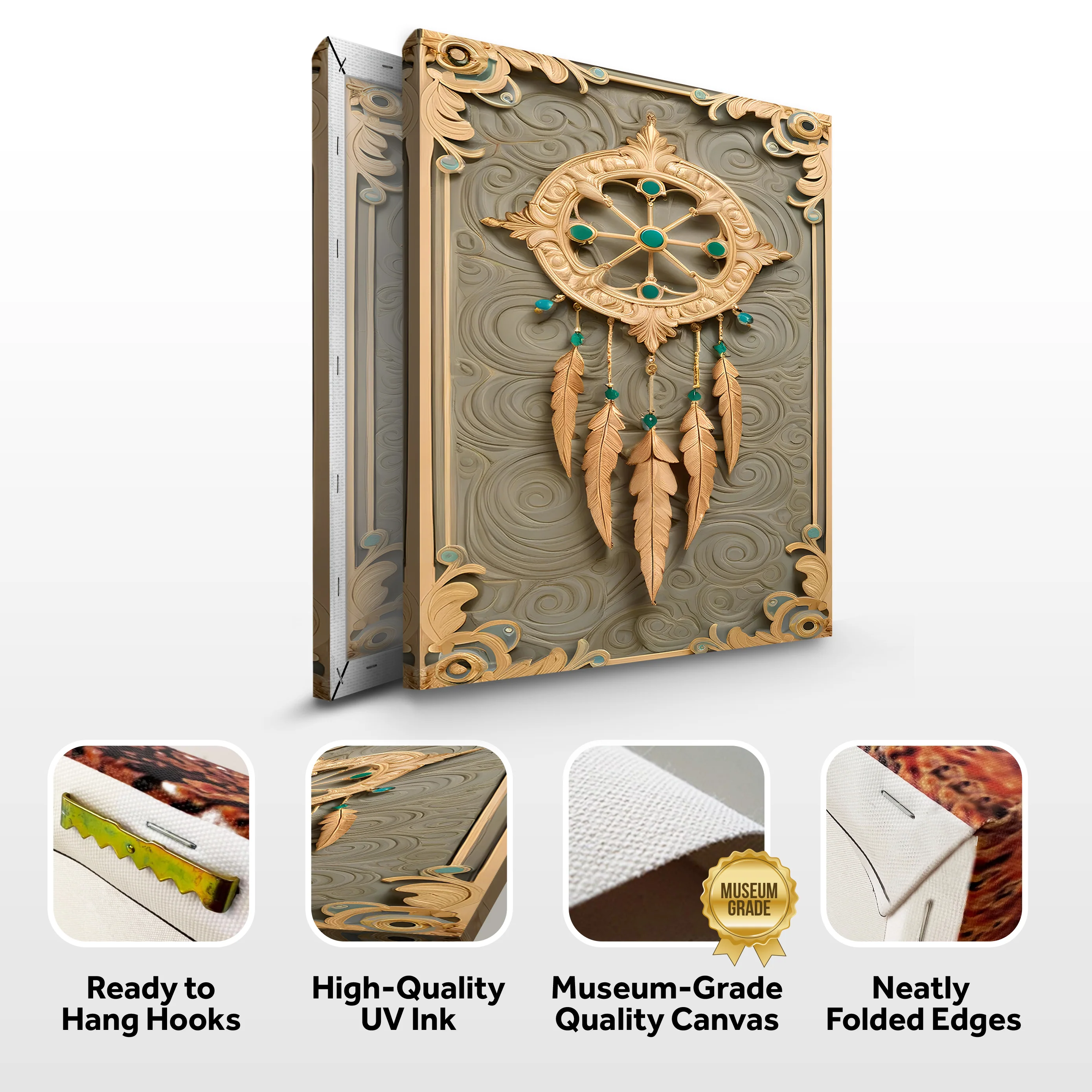 3D Whispering Feathers Wall Art II - Image 8