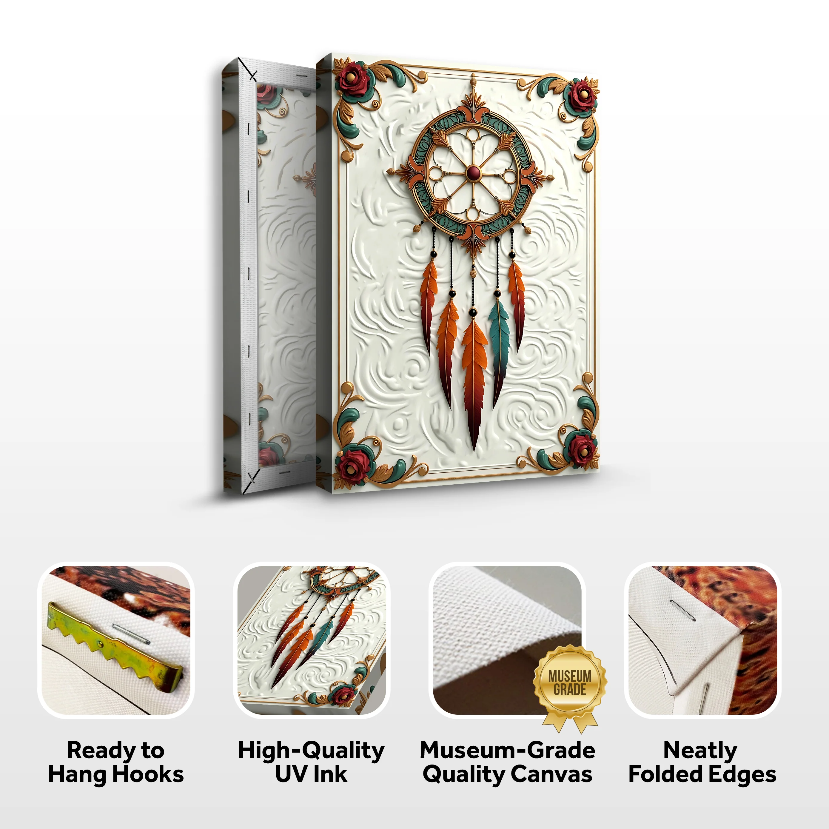 3D Whispering Feathers Wall Art III - Image 9