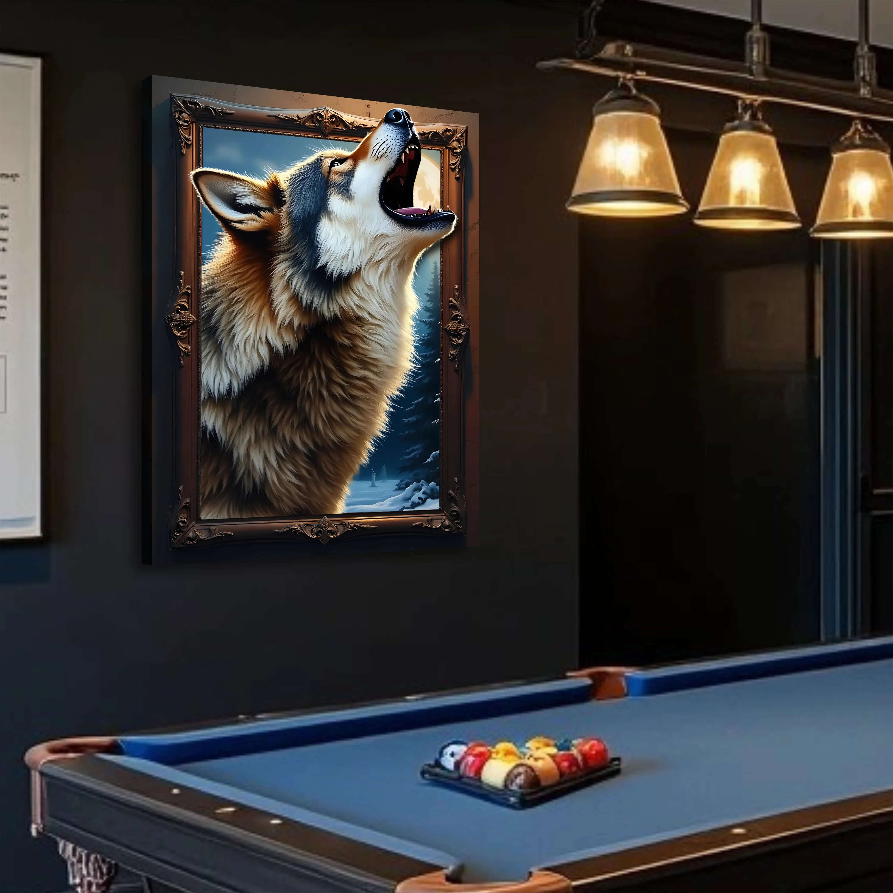 3D Wolf Wall Art - Image 4