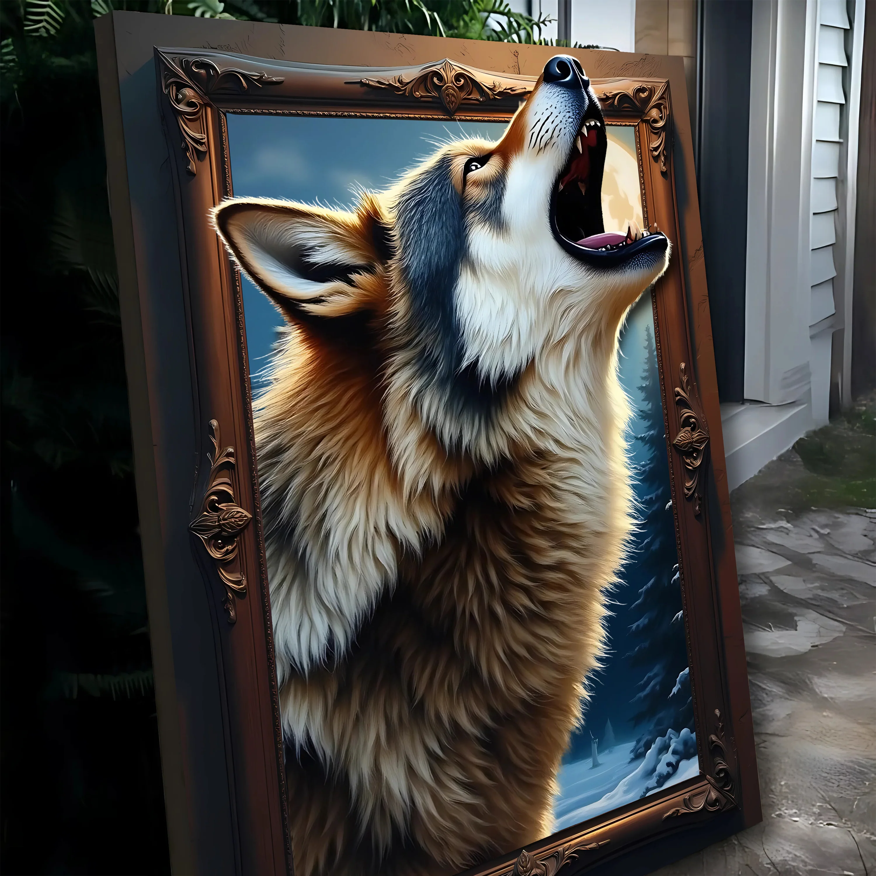 3D Wolf Wall Art - Image 5