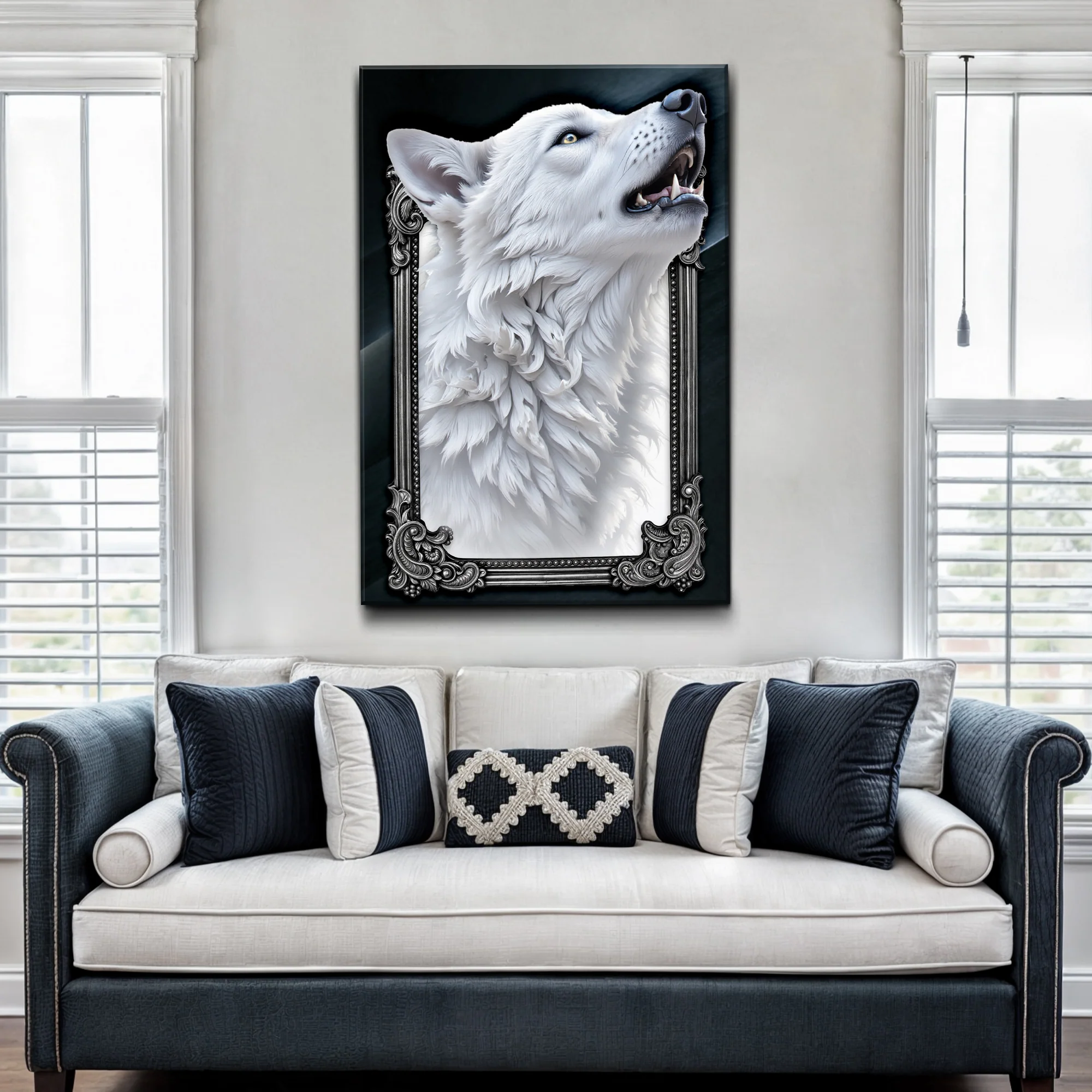 3D Wolf Wall Art III - Image 4