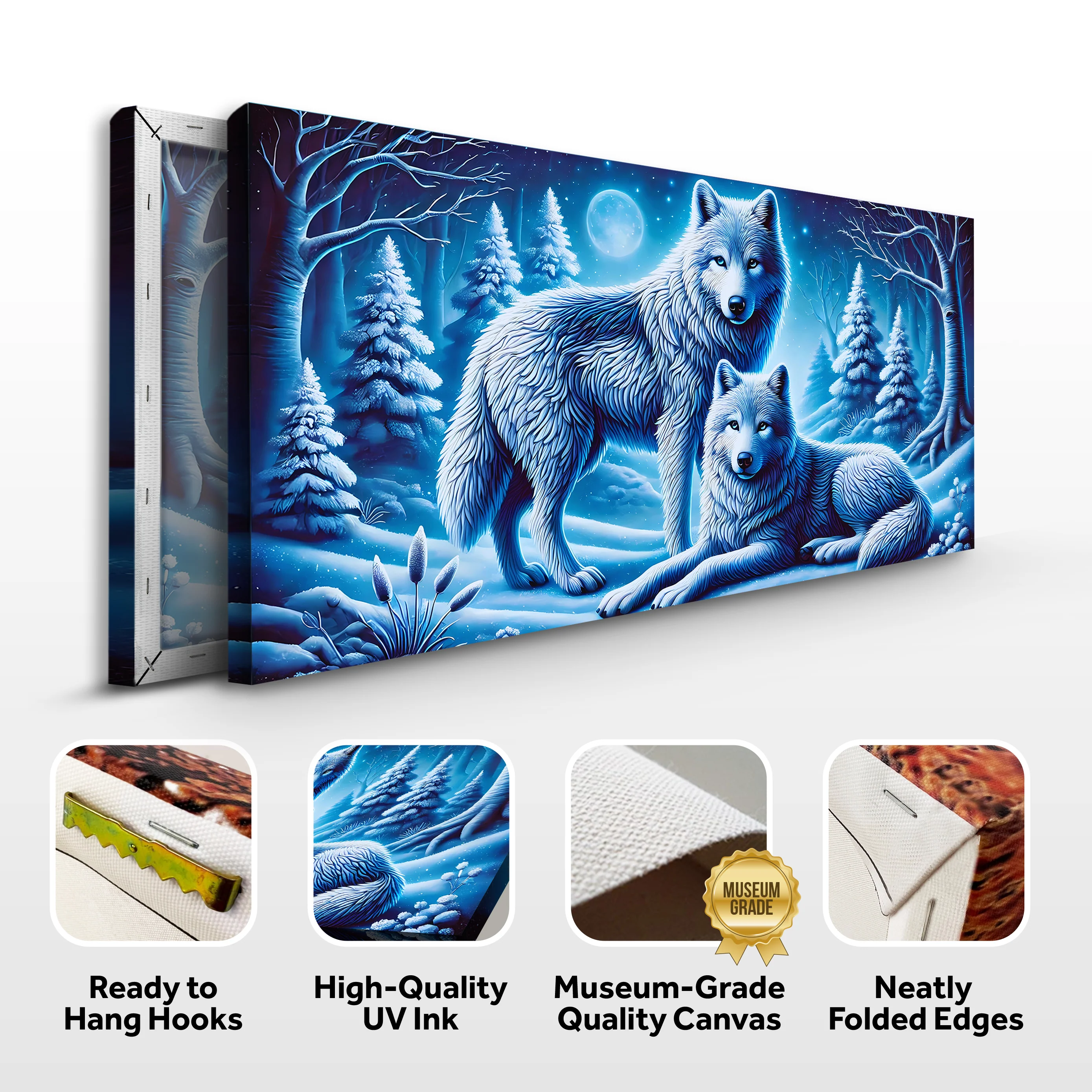 3D Wolves Wall Art II - Image 8