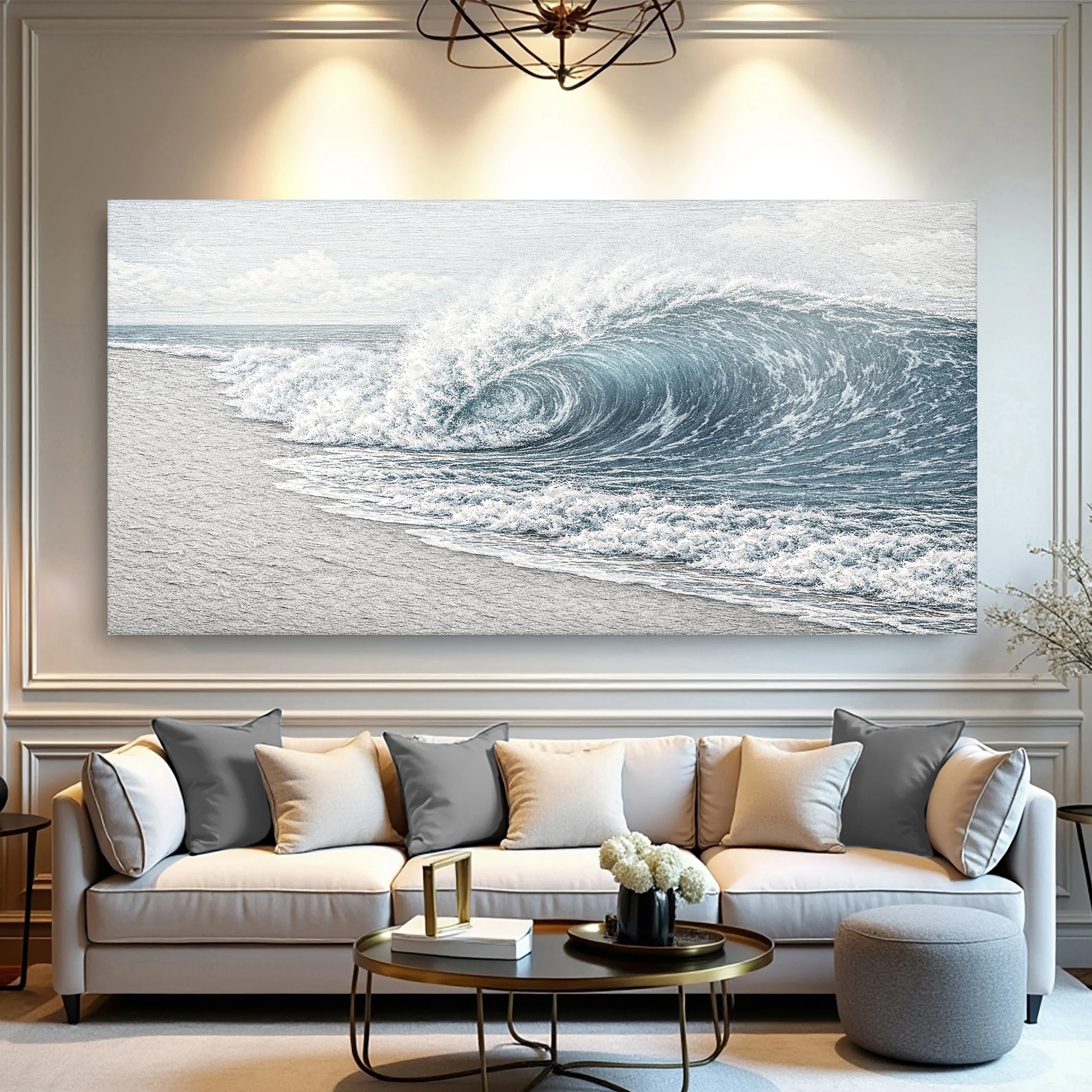 Abstract Beach Shore Wall Art III - Image 2