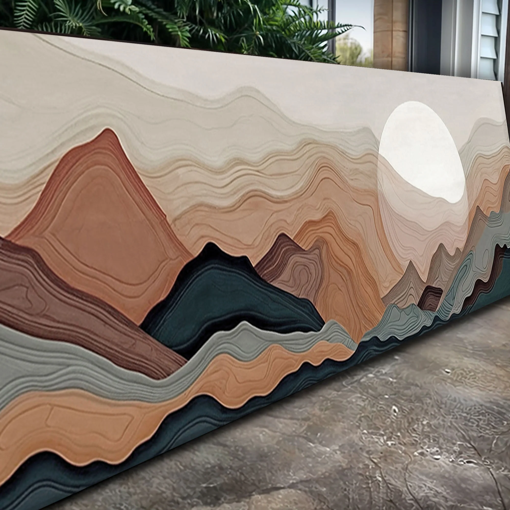Abstract Mountains Landscape Wall Art - Image 5