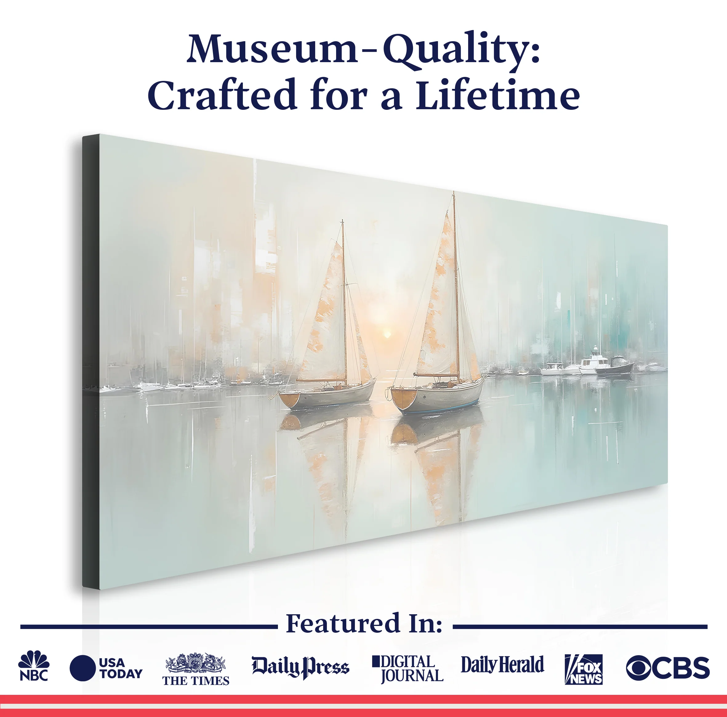 Abstract Pier and Dock Wall Art - Image 5