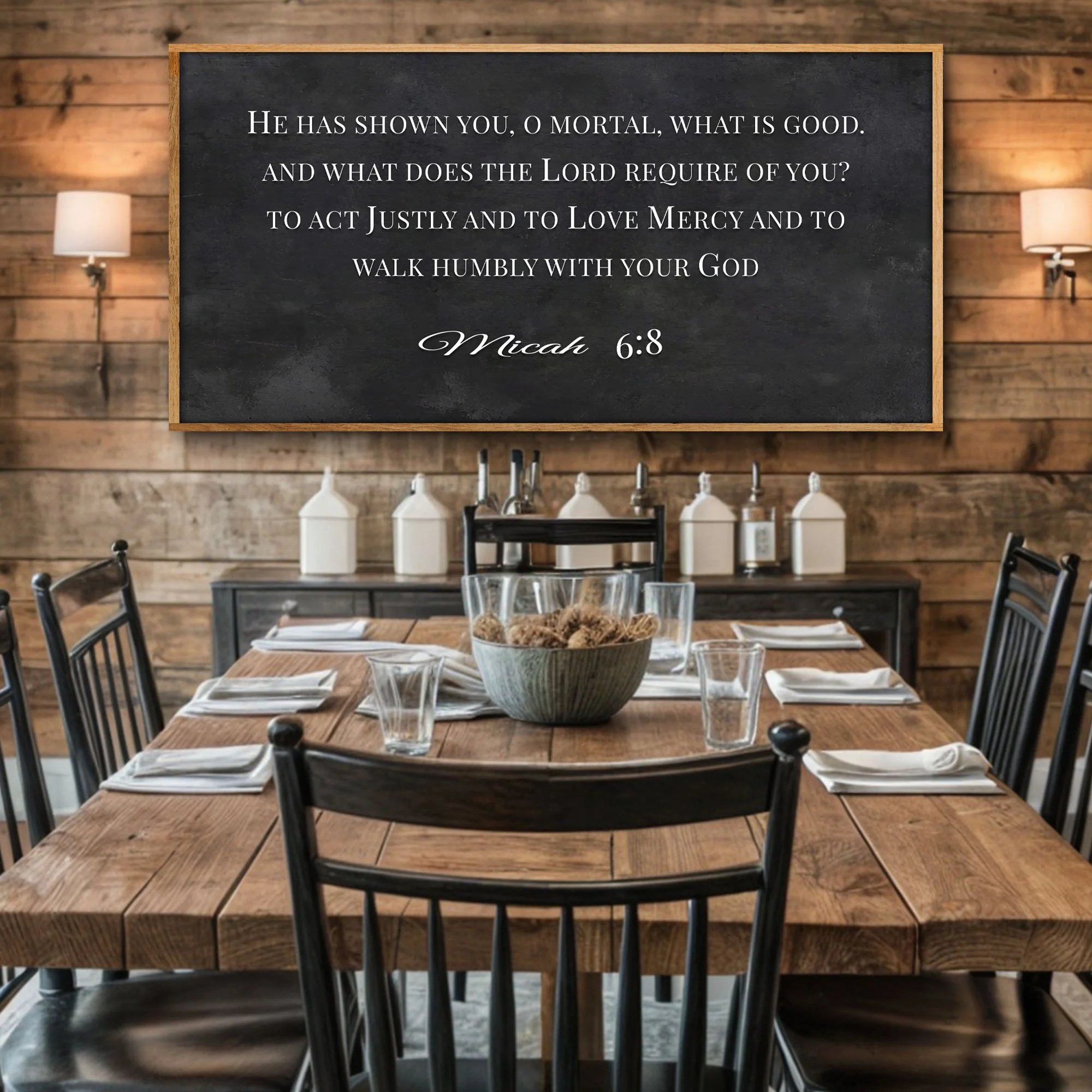 Act Justly, Love Mercy, Walk Humbly - Micah 6:8 - Image 3