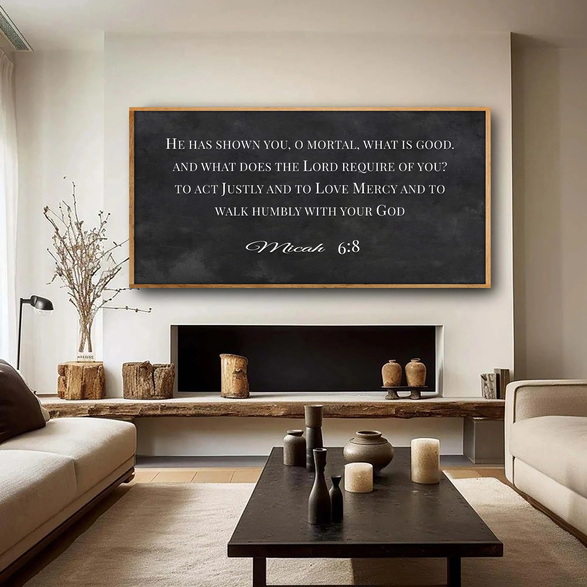 Act Justly, Love Mercy, Walk Humbly - Micah 6:8 - Image 4