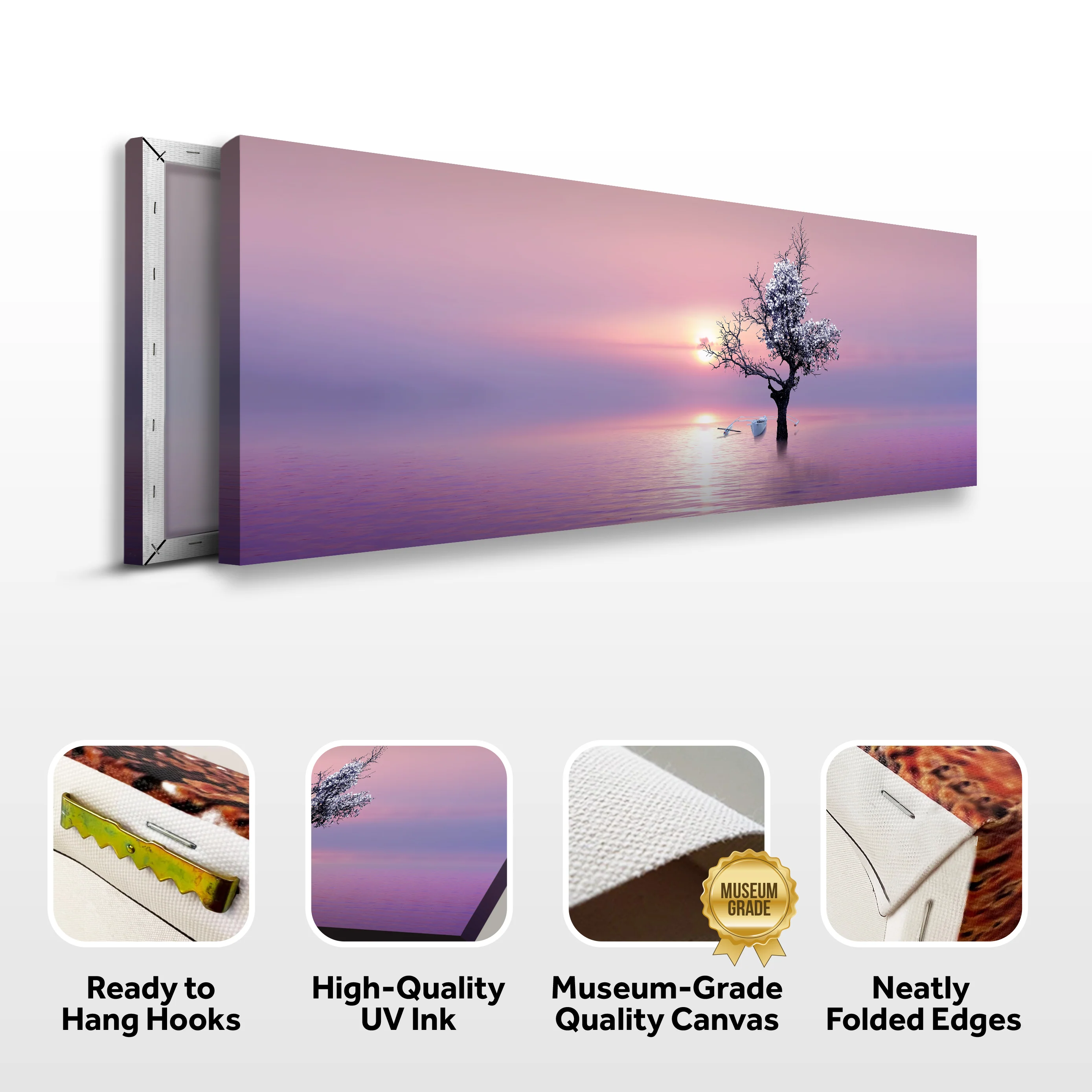Alone Tree Canvas Wall Art V - Image 2
