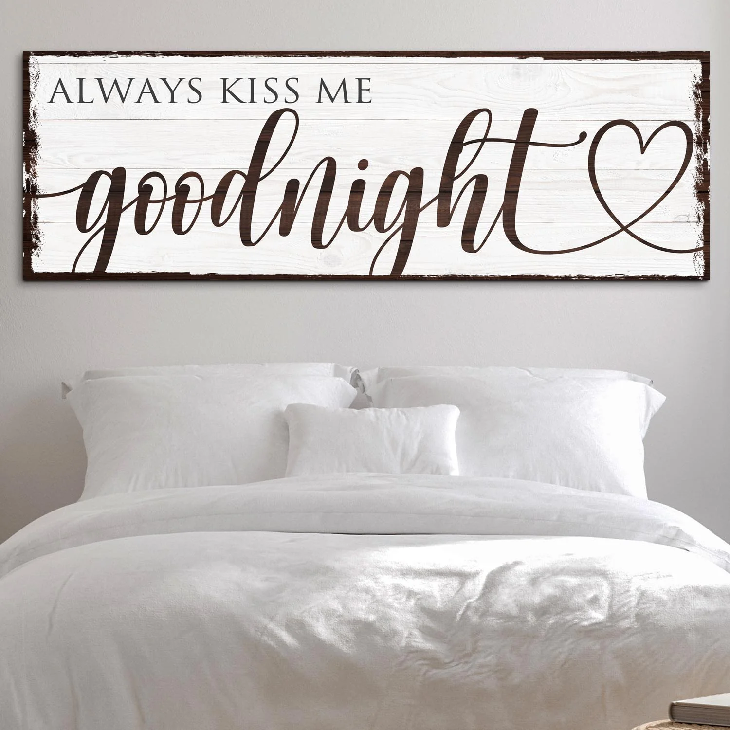 Always Kiss Me Goodnight Sign VII - Image 3