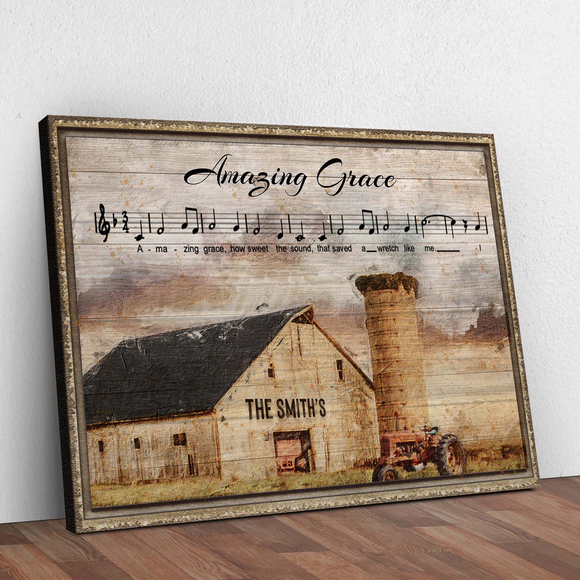Amazing Grace Family Sign II - Image 2