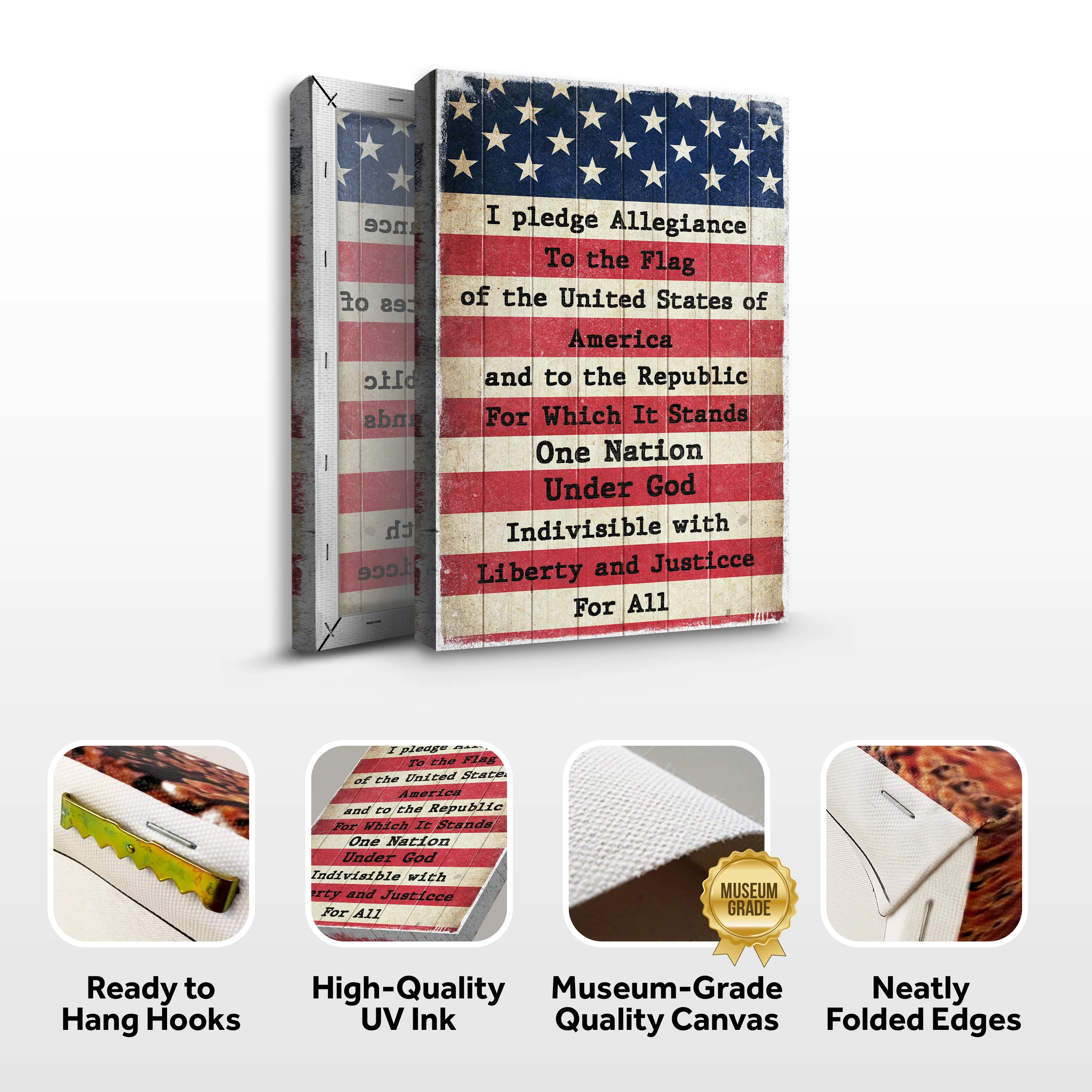 America Pledge Allegiance Sign - Image 4