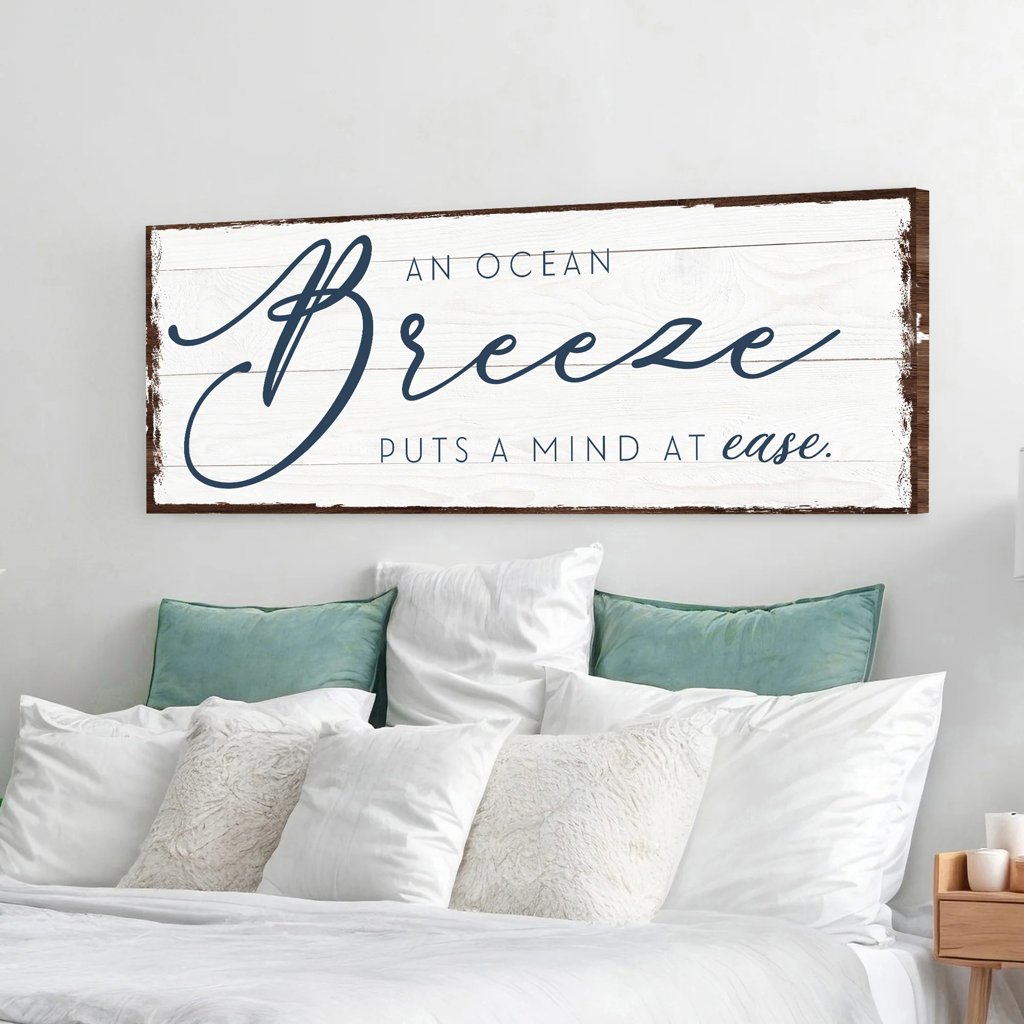 An Ocean Breeze Puts A Mind At Ease Sign - Image 2