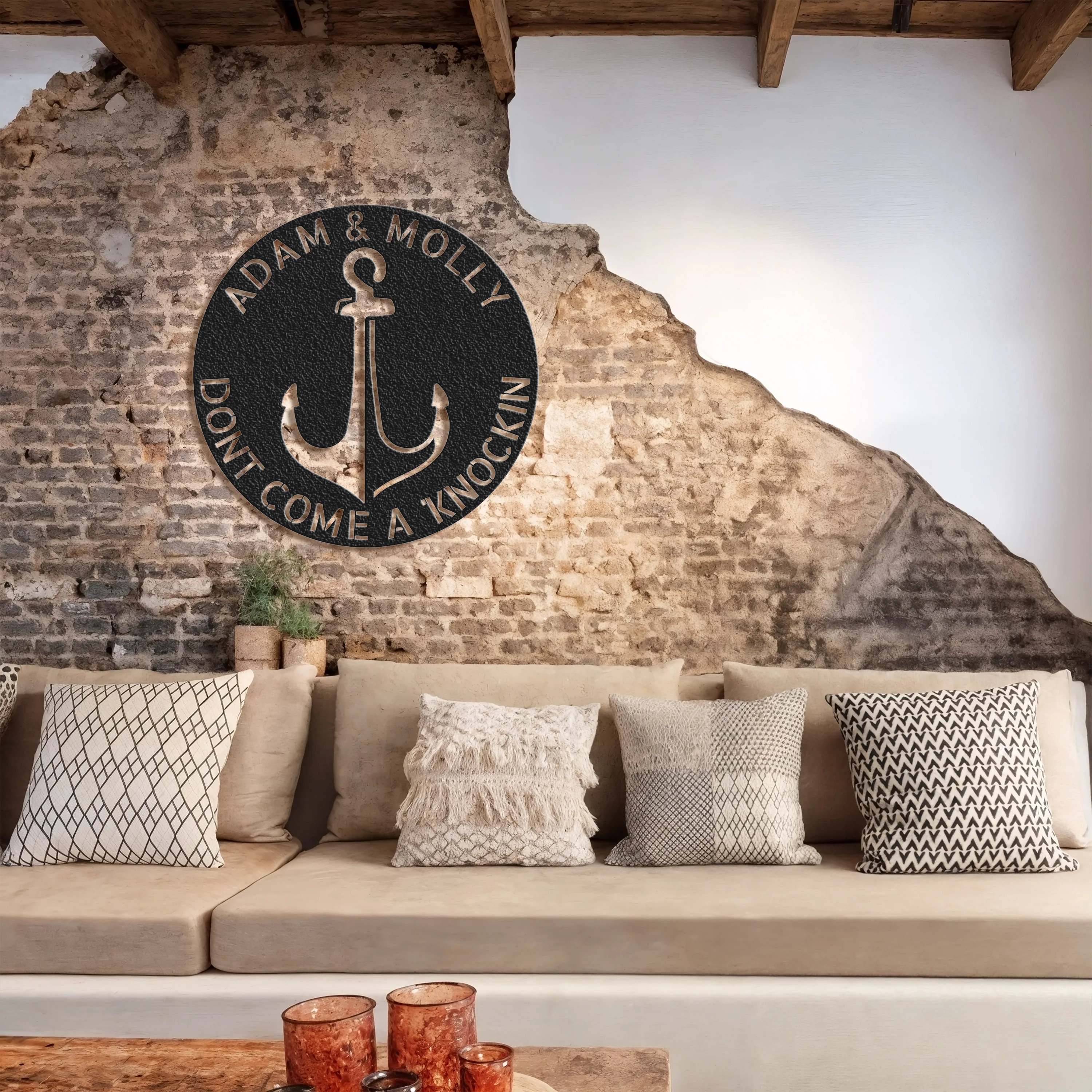 Anchor Plaque - Steel Sign - Image 4