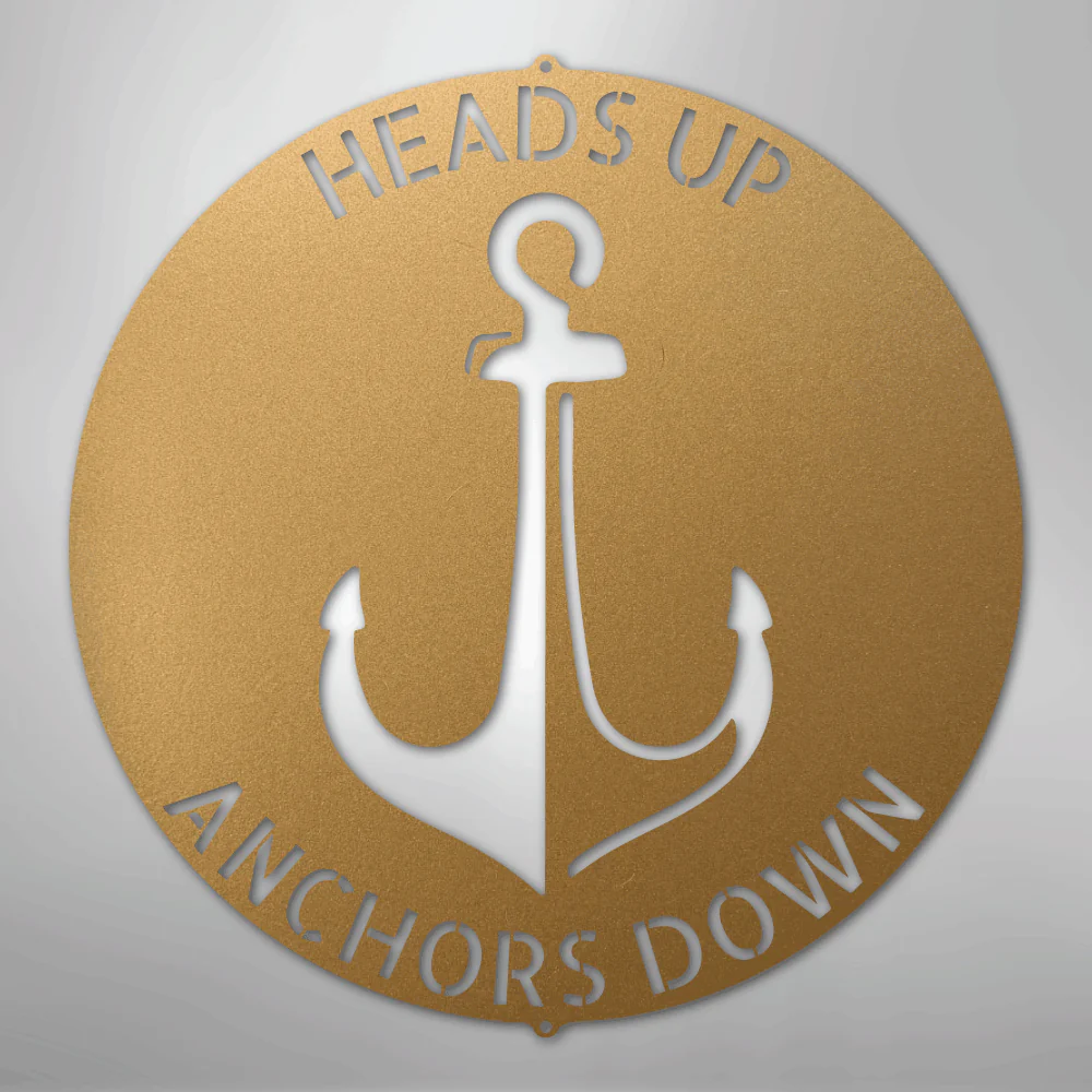 Anchor Plaque - Steel Sign - Image 7