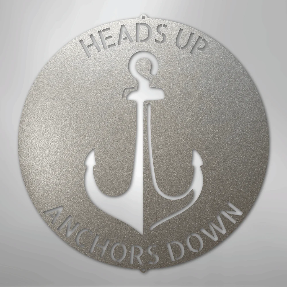 Anchor Plaque - Steel Sign - Image 8