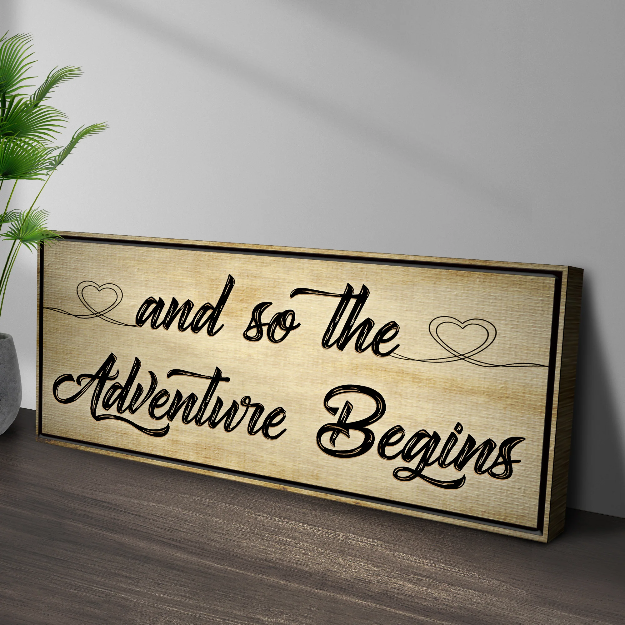 And So The Adventure Begins Sign - Image 3