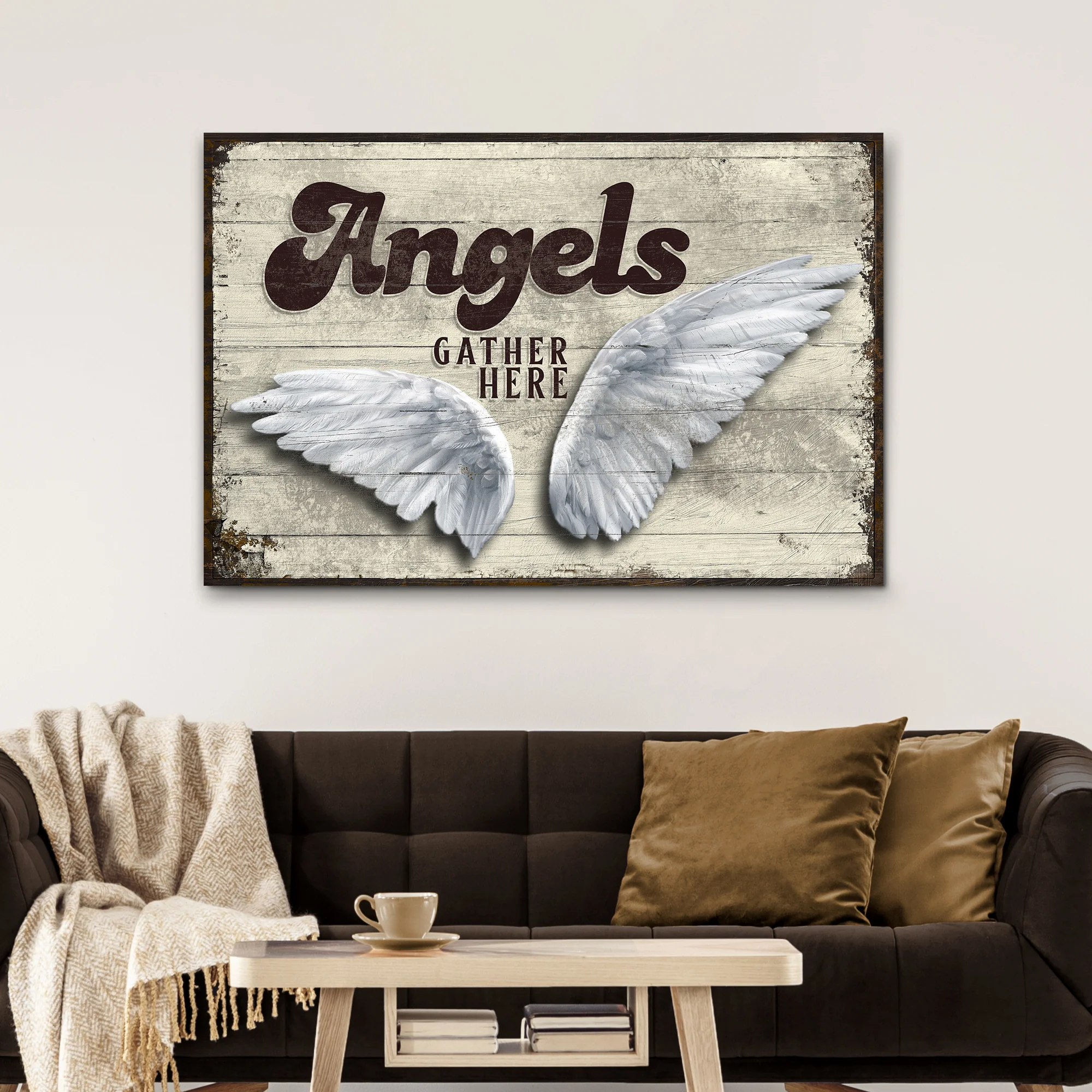 Angels Gather Here Sign II - Image 2